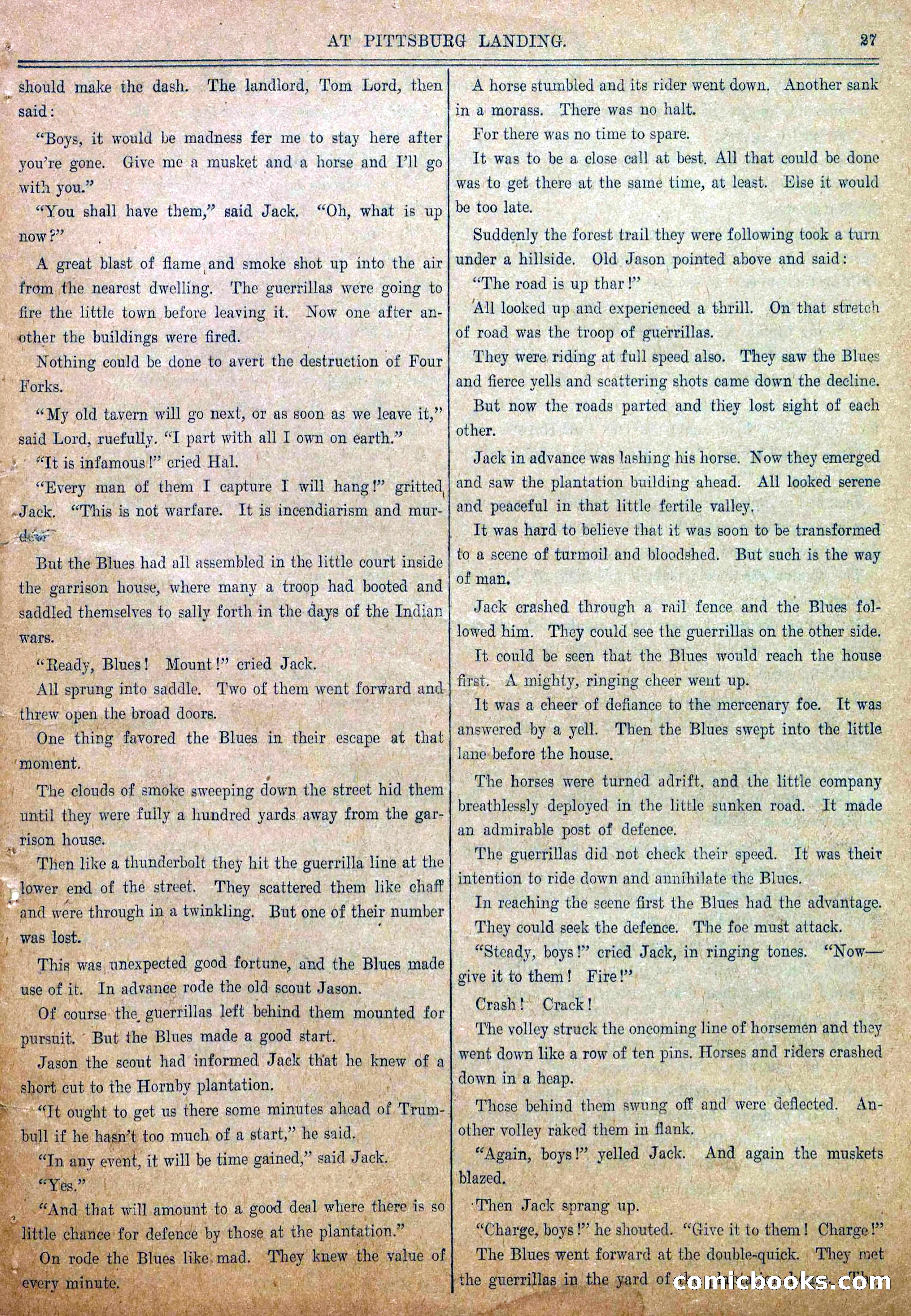 Blue and Gray Weekly, No. 15 — page 29 of 36