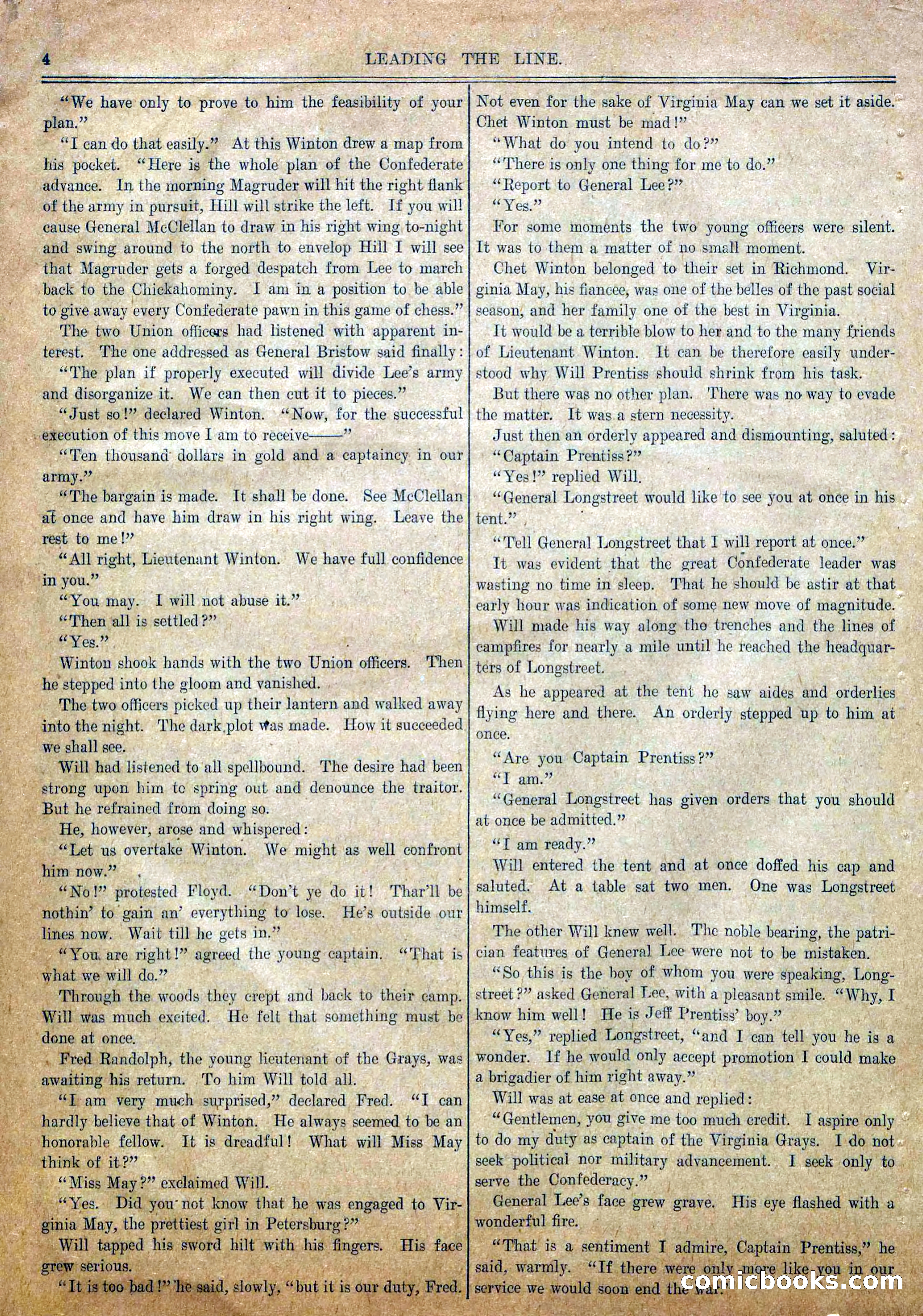 Blue and Gray Weekly, No. 16 — page 6 of 36