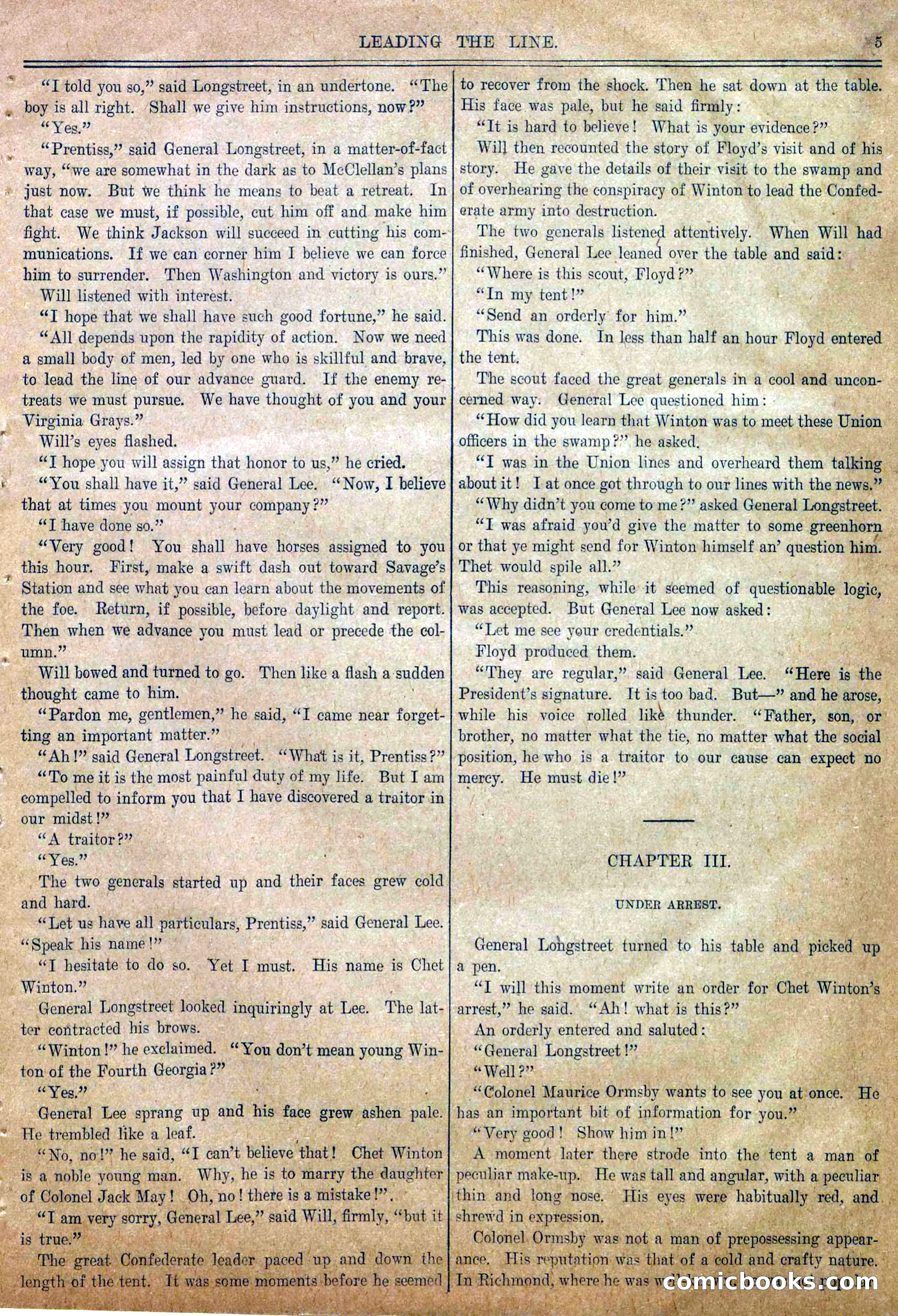 Blue and Gray Weekly, No. 16 — page 7 of 36