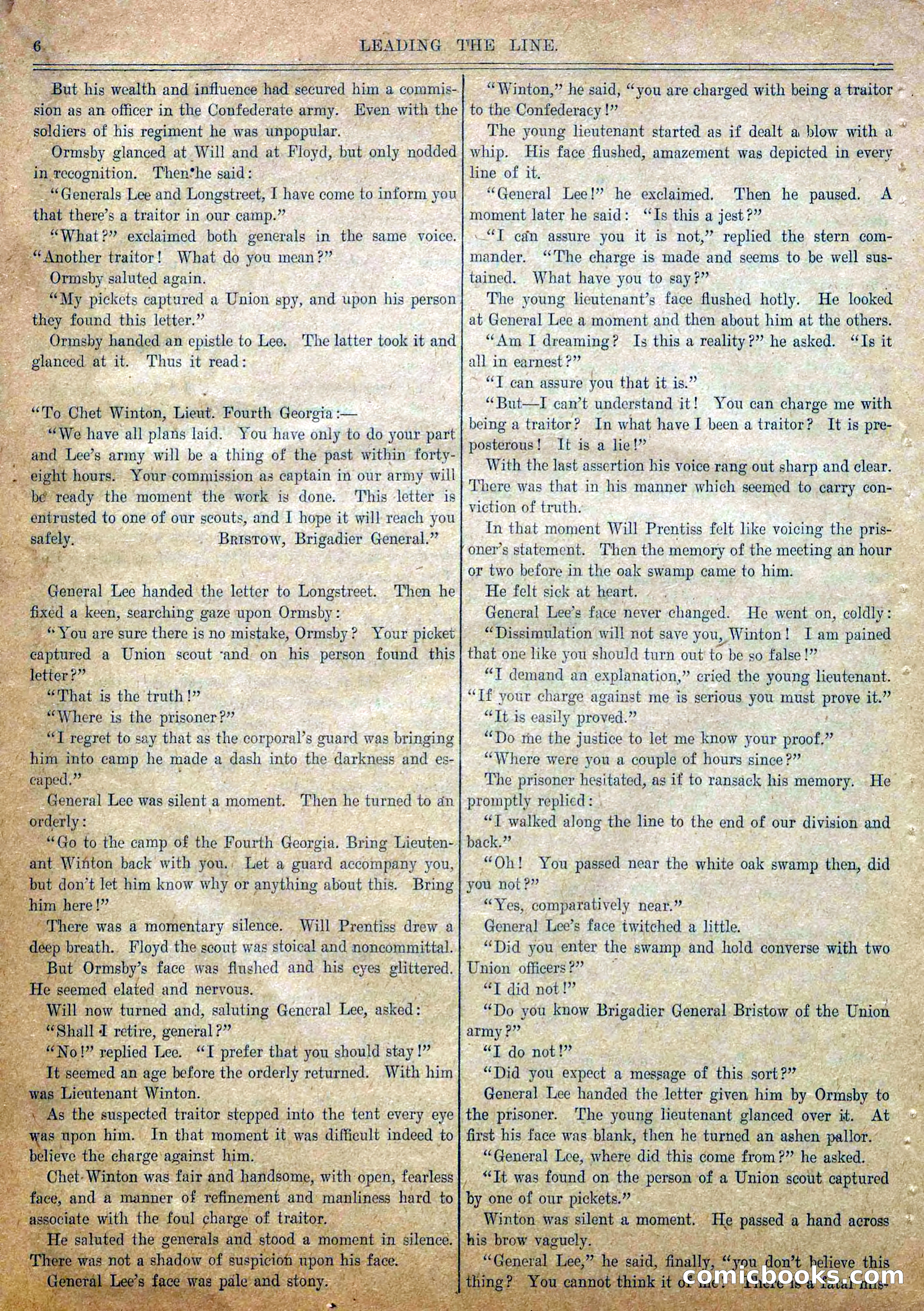Blue and Gray Weekly, No. 16 — page 8 of 36