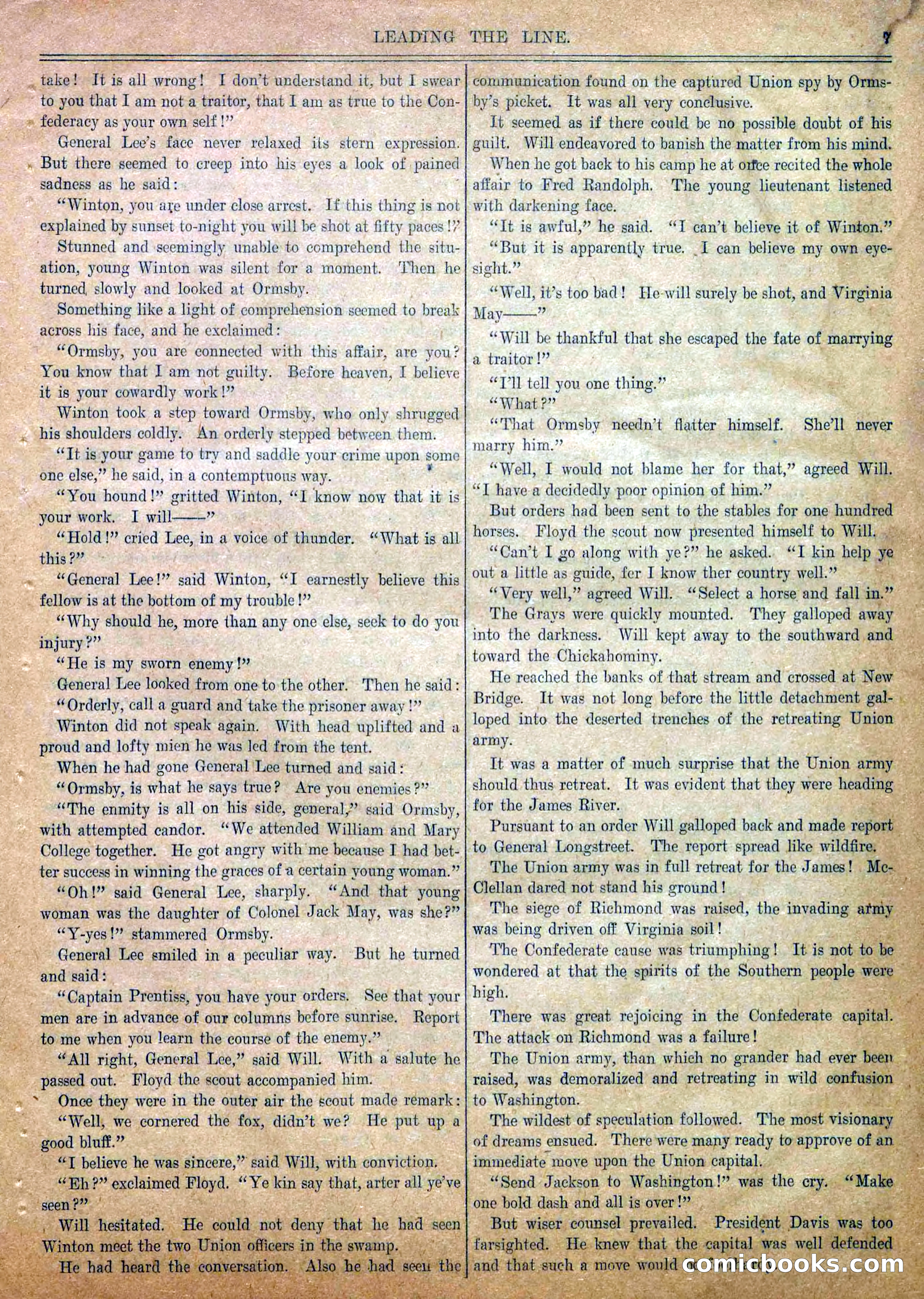 Blue and Gray Weekly, No. 16 — page 9 of 36