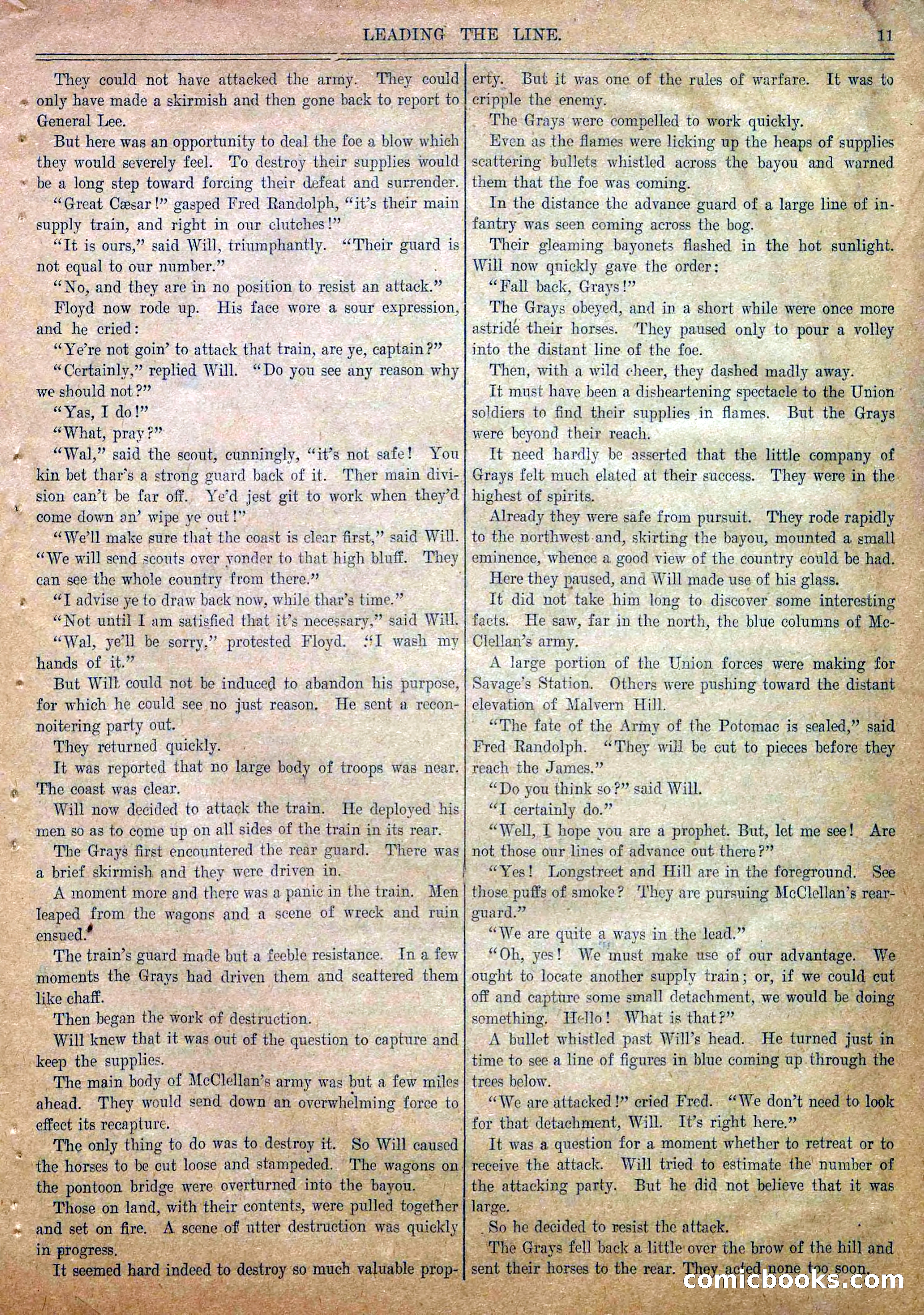 Blue and Gray Weekly, No. 16 — page 13 of 36