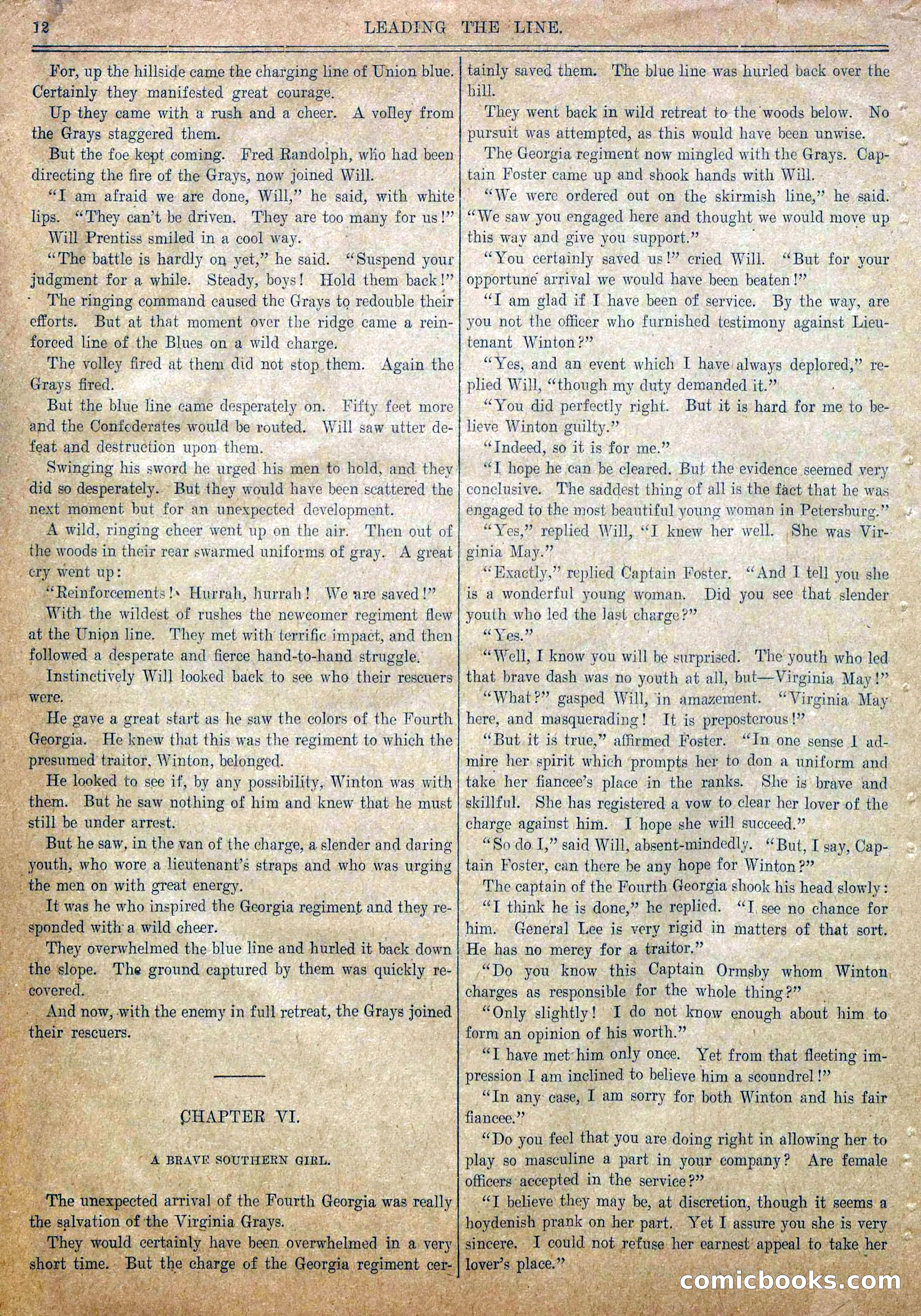 Blue and Gray Weekly, No. 16 — page 14 of 36