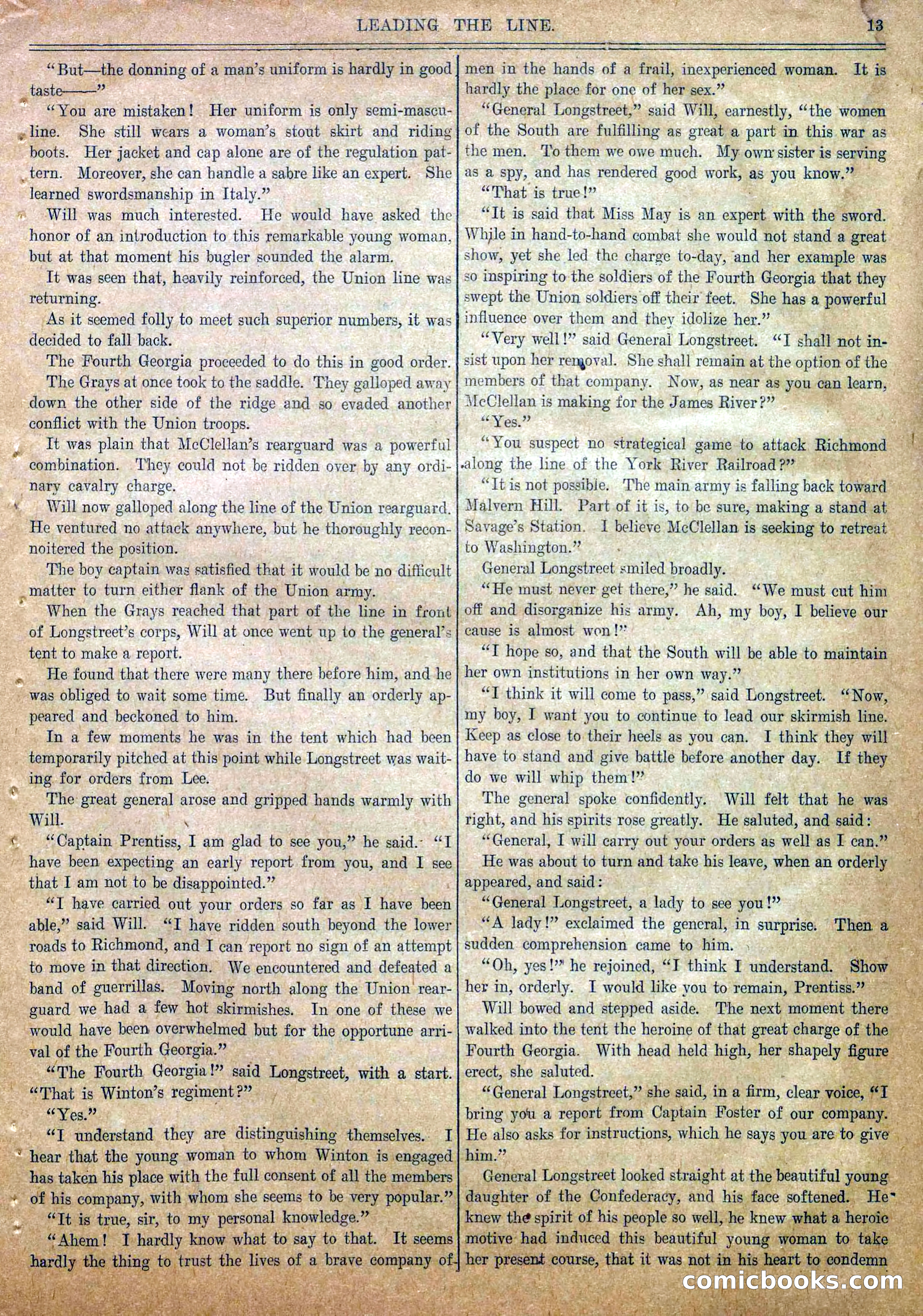 Blue and Gray Weekly, No. 16 — page 15 of 36