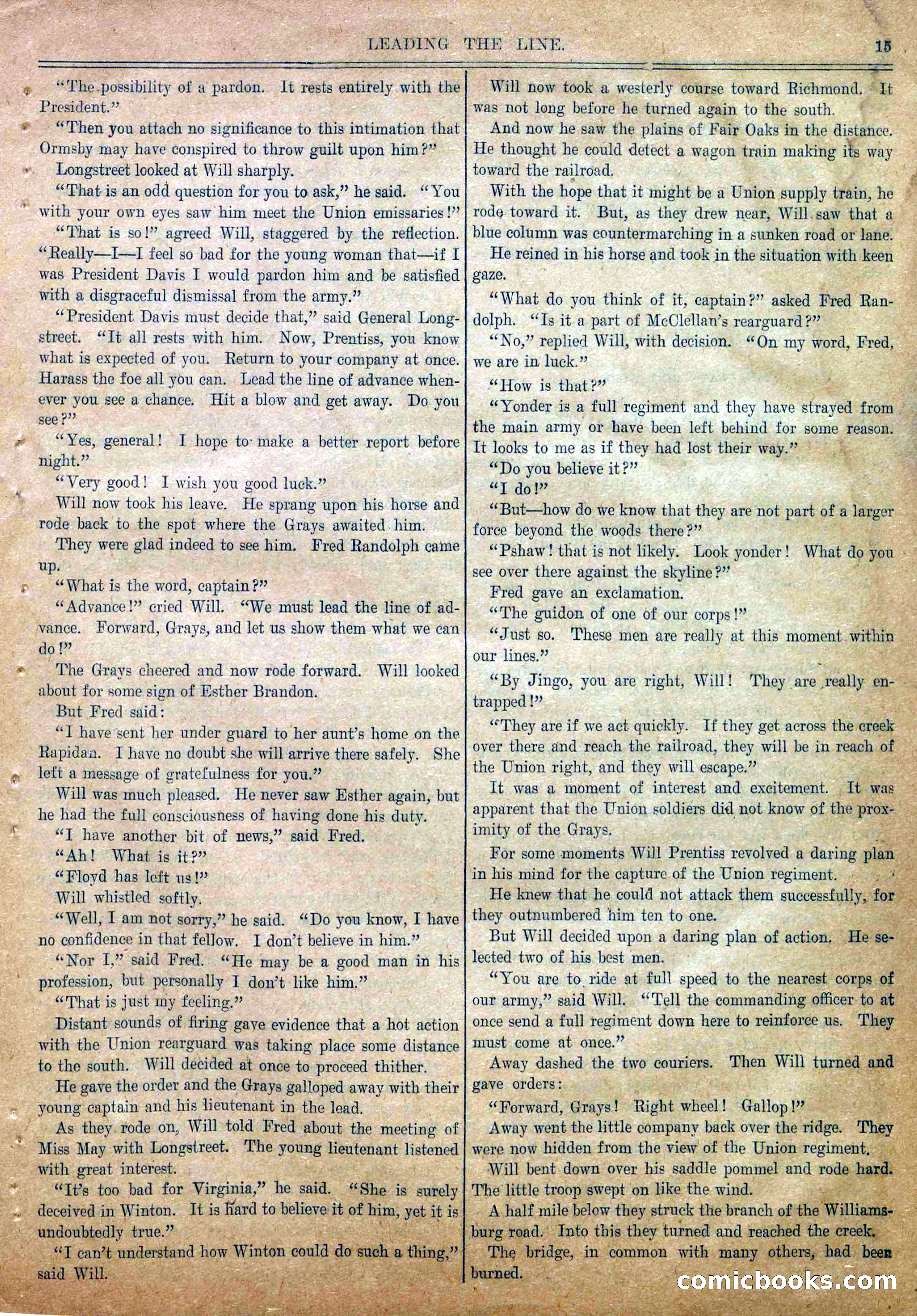 Blue and Gray Weekly, No. 16 — page 17 of 36