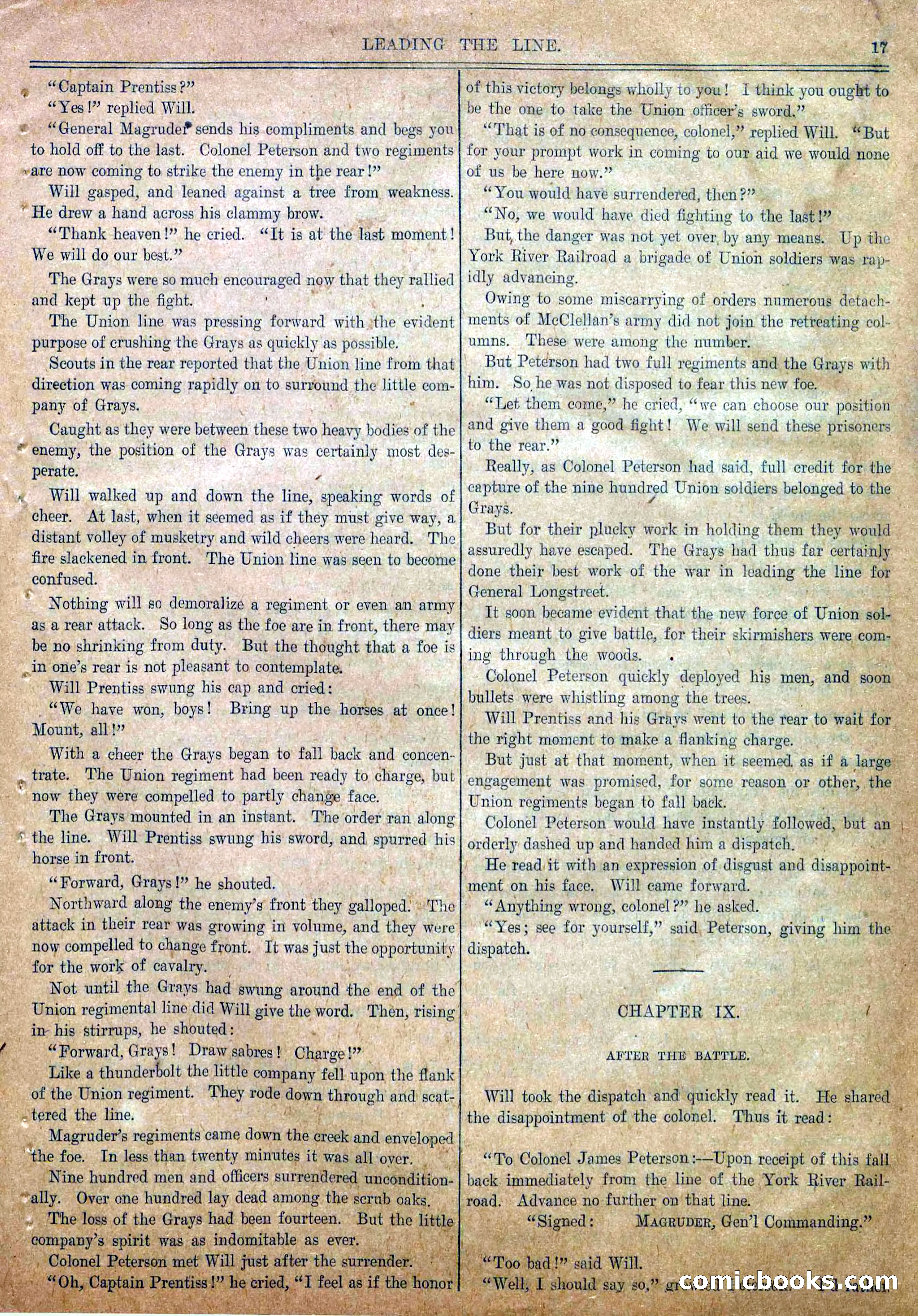 Blue and Gray Weekly, No. 16 — page 19 of 36