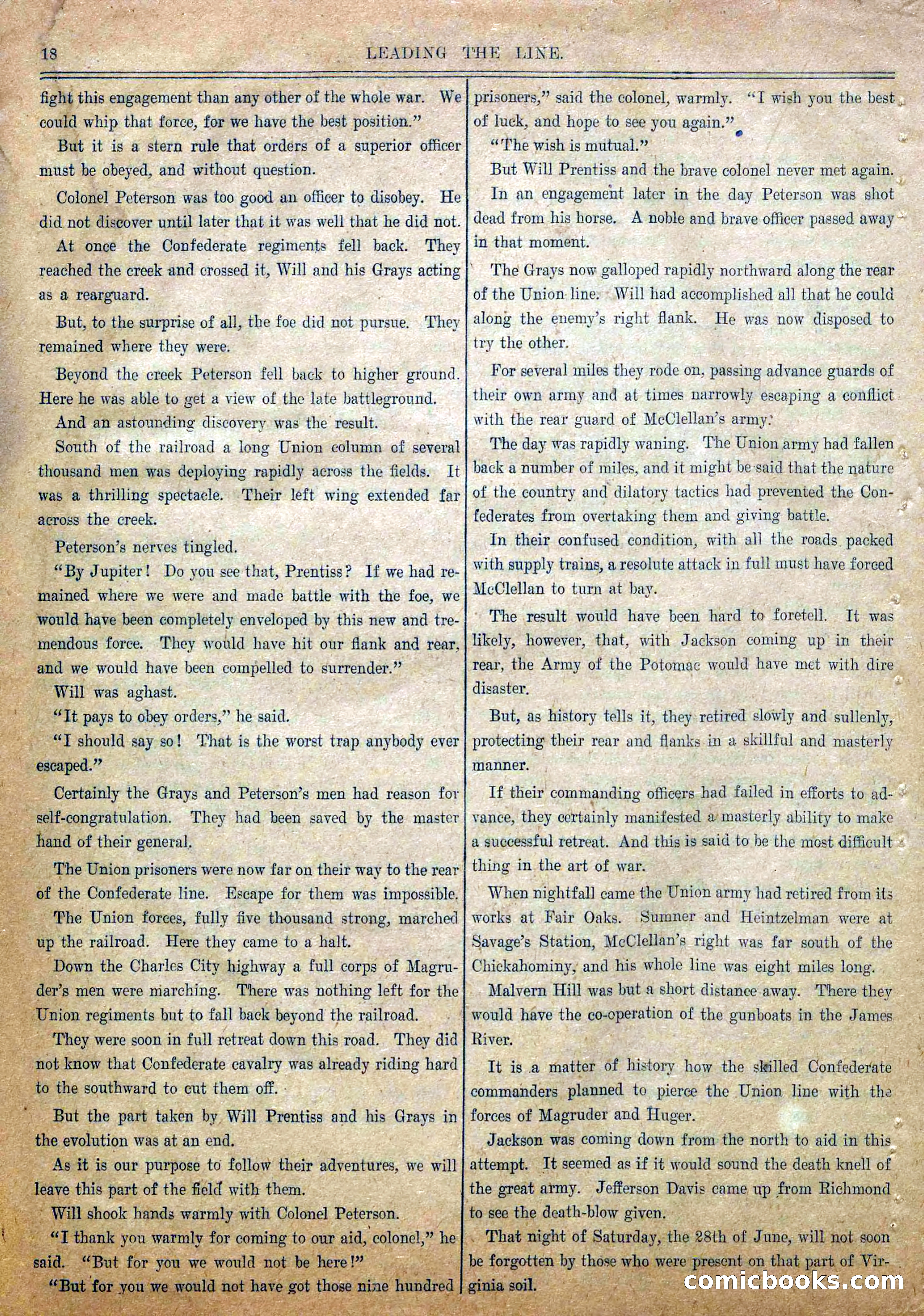 Blue and Gray Weekly, No. 16 — page 20 of 36