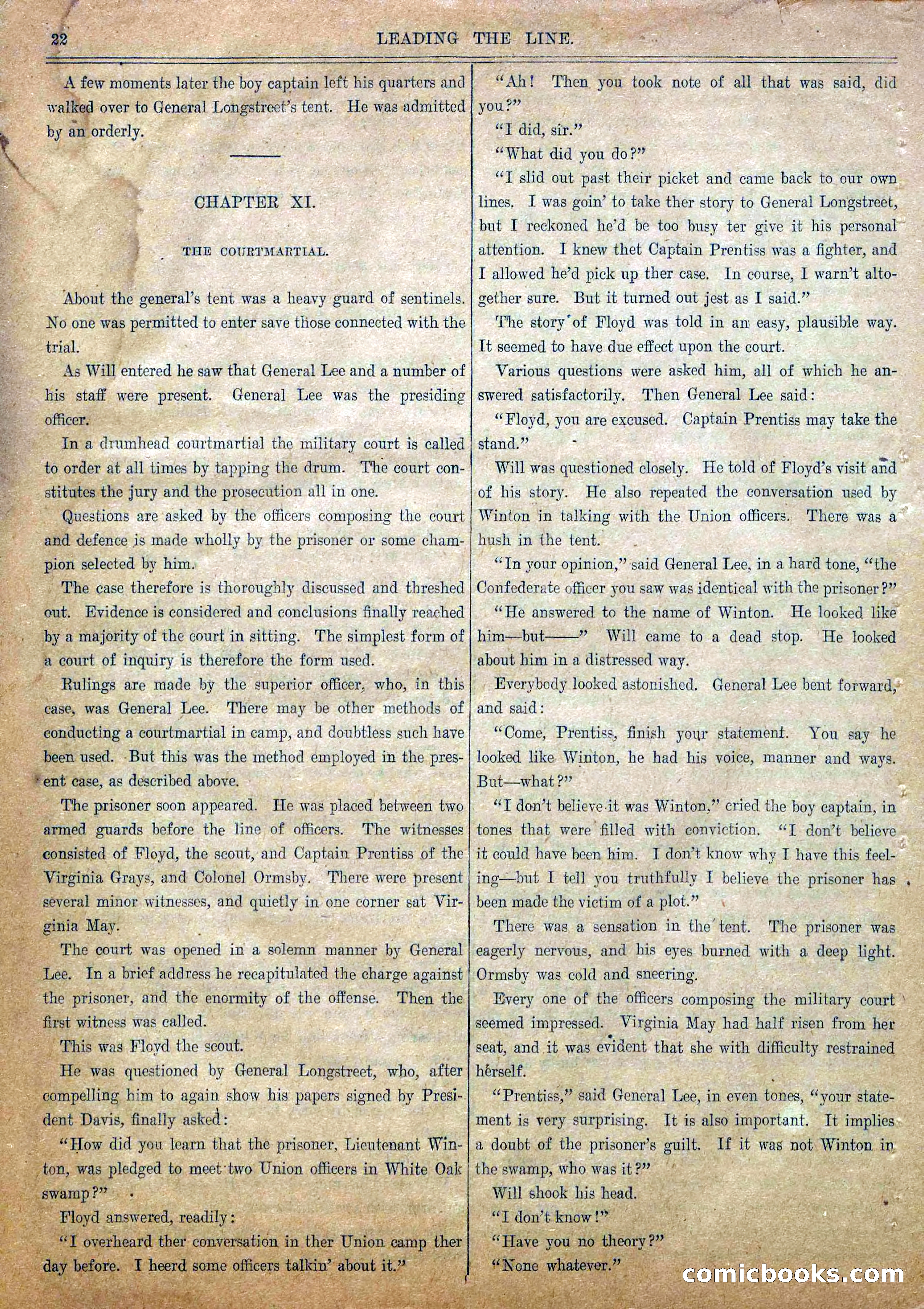 Blue and Gray Weekly, No. 16 — page 24 of 36