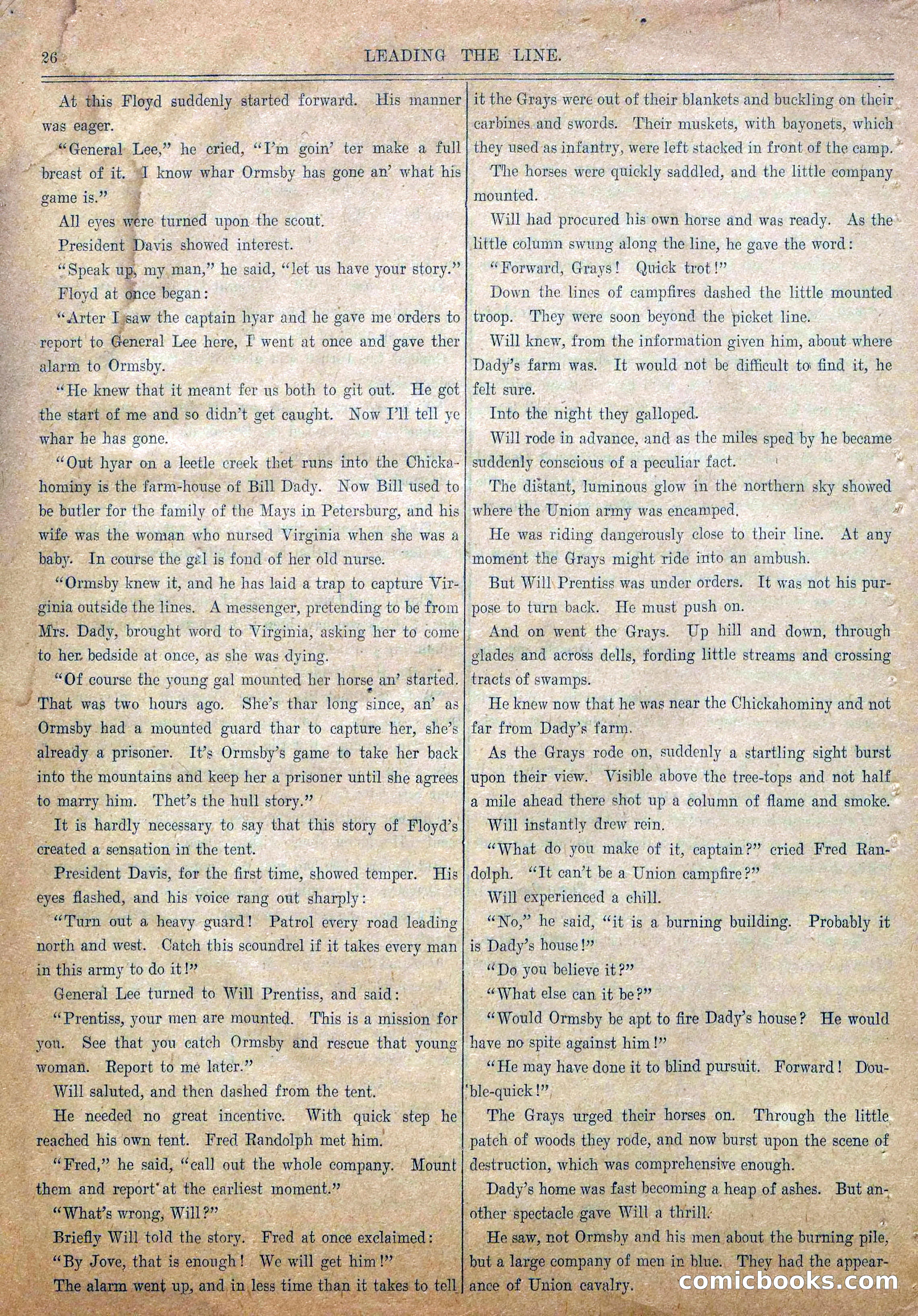 Blue and Gray Weekly, No. 16 — page 28 of 36