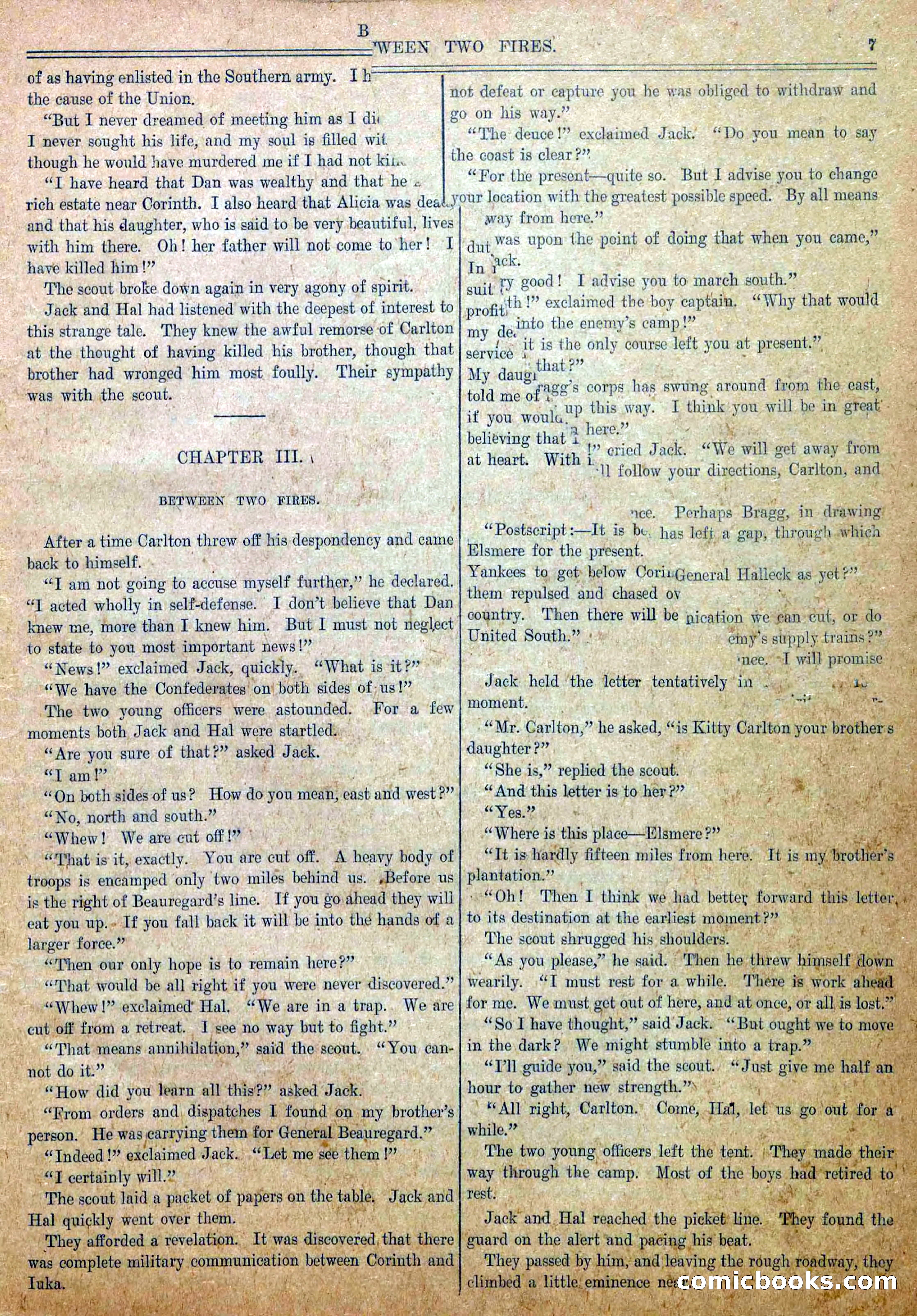 Blue and Gray Weekly, No. 17 — page 7 of 36