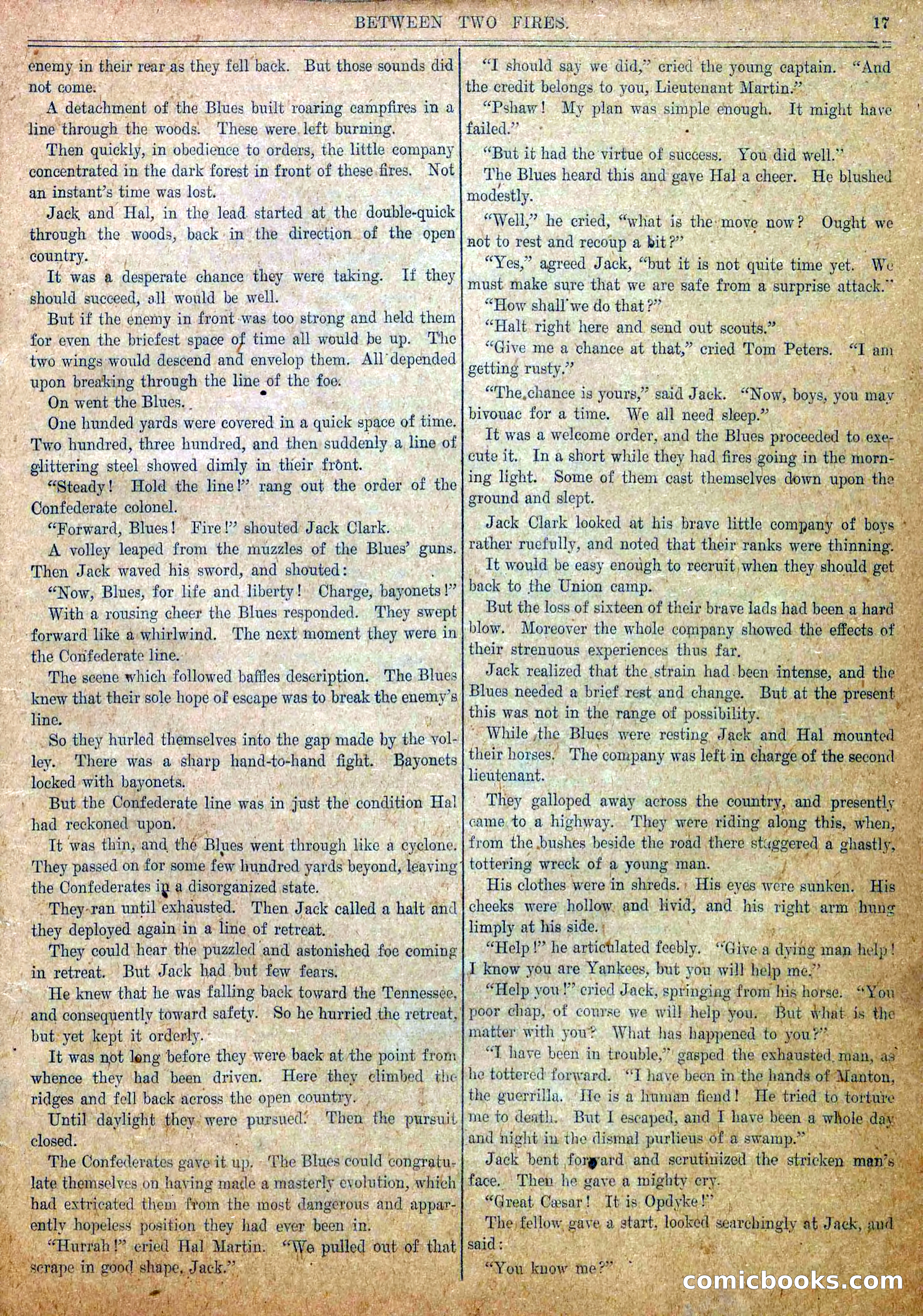 Blue and Gray Weekly, No. 17 — page 19 of 36