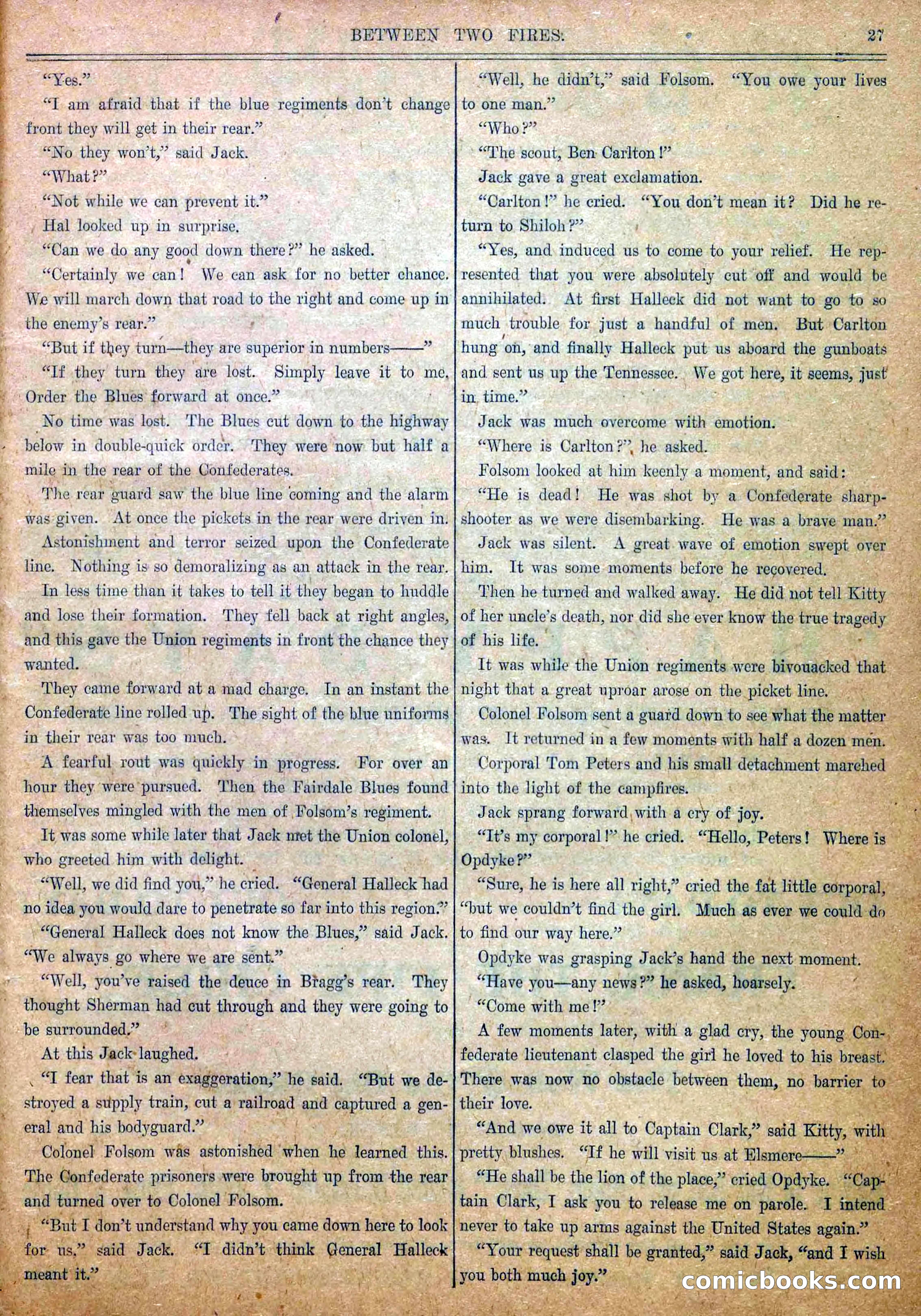Blue and Gray Weekly, No. 17 — page 29 of 36