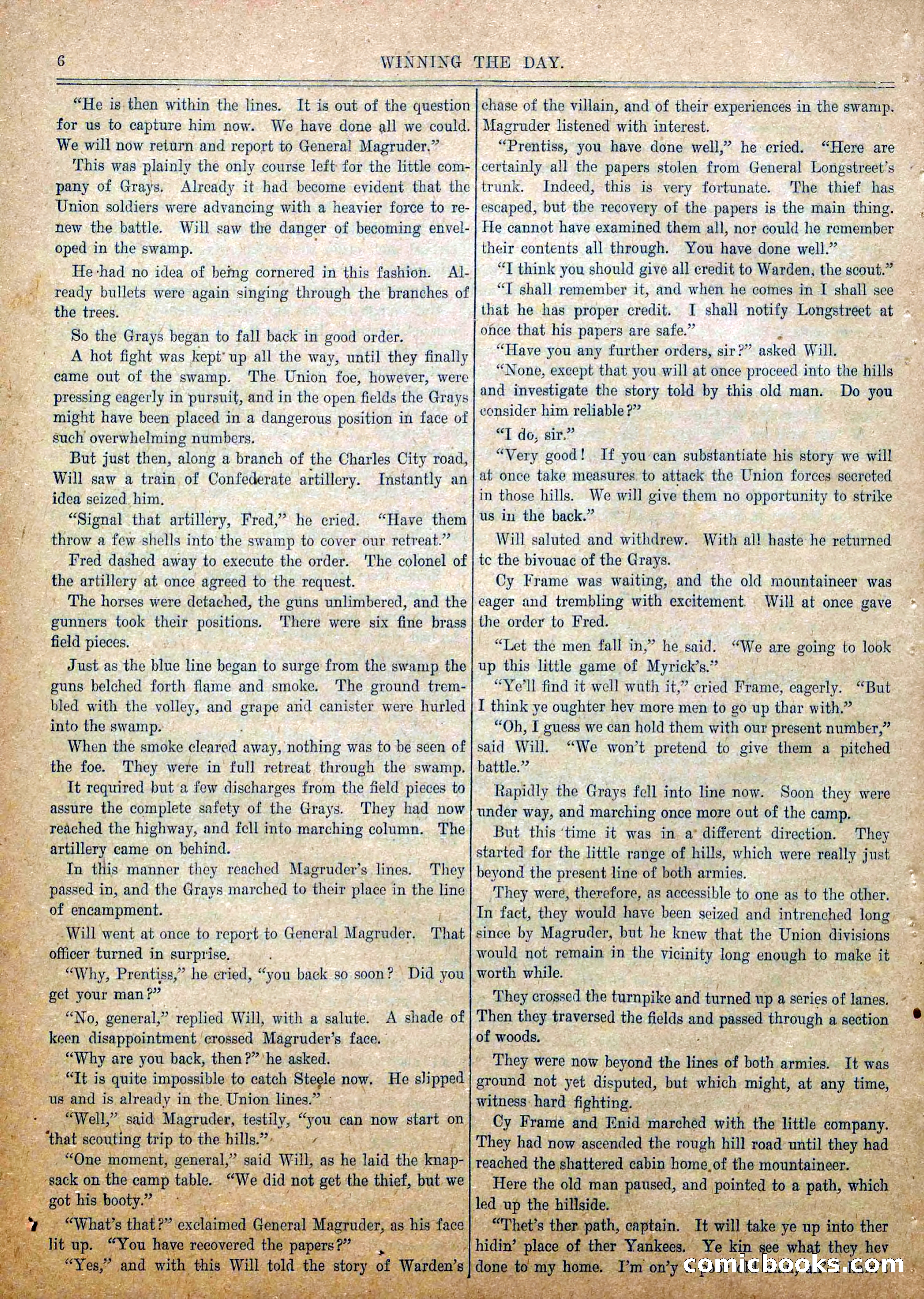 Blue and Gray Weekly, No. 18 — page 8 of 36