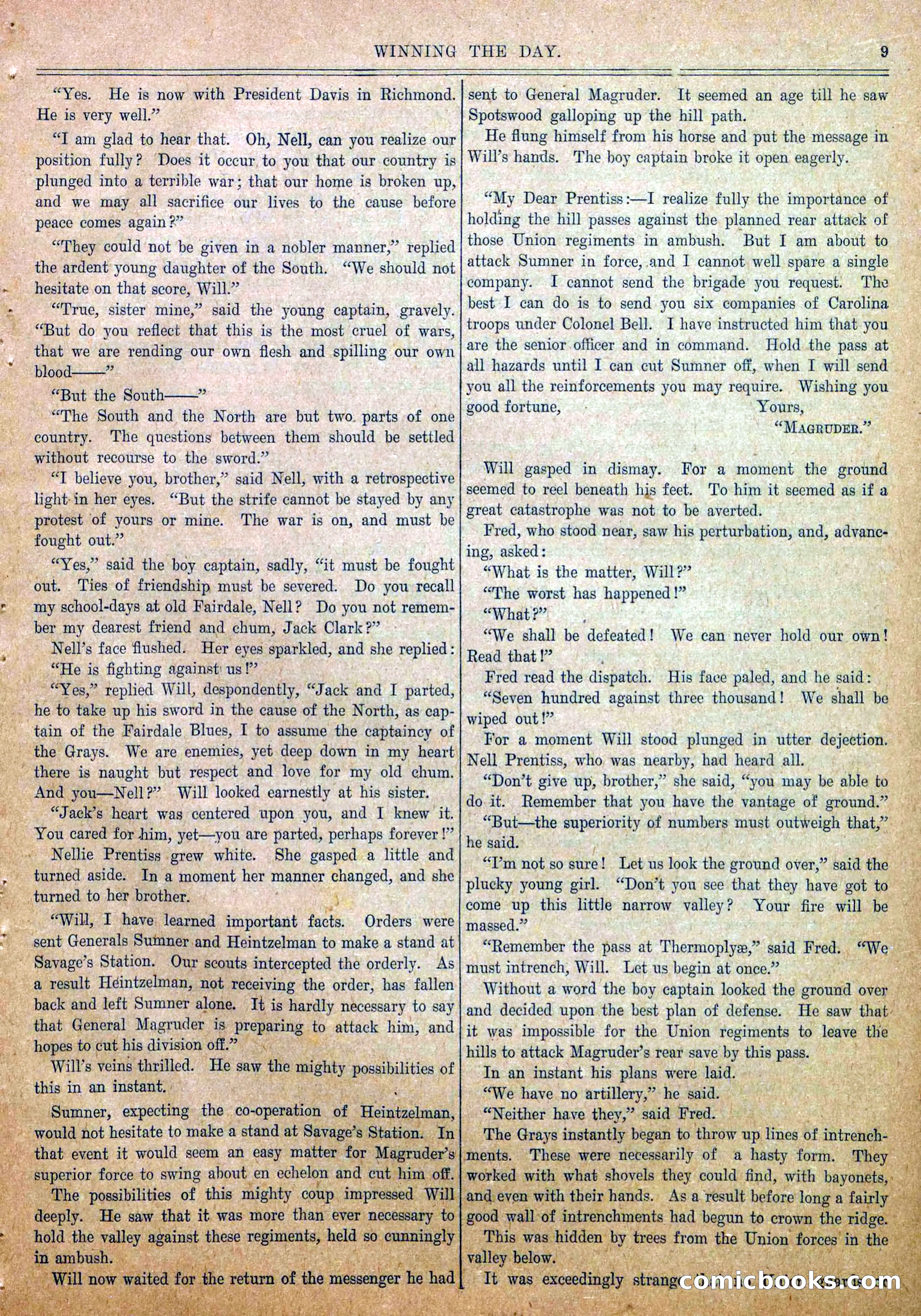 Blue and Gray Weekly, No. 18 — page 11 of 36