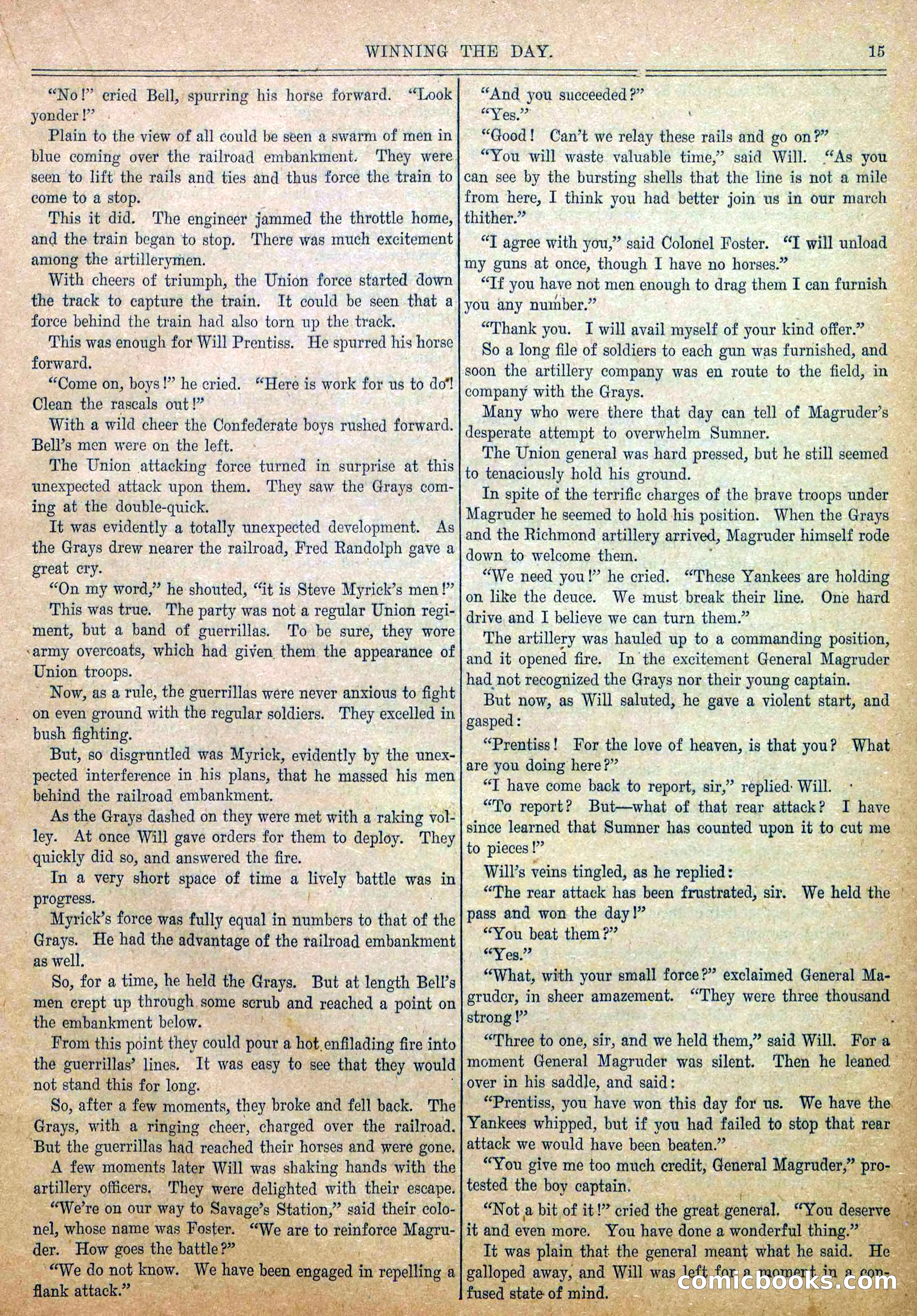 Blue and Gray Weekly, No. 18 — page 17 of 36