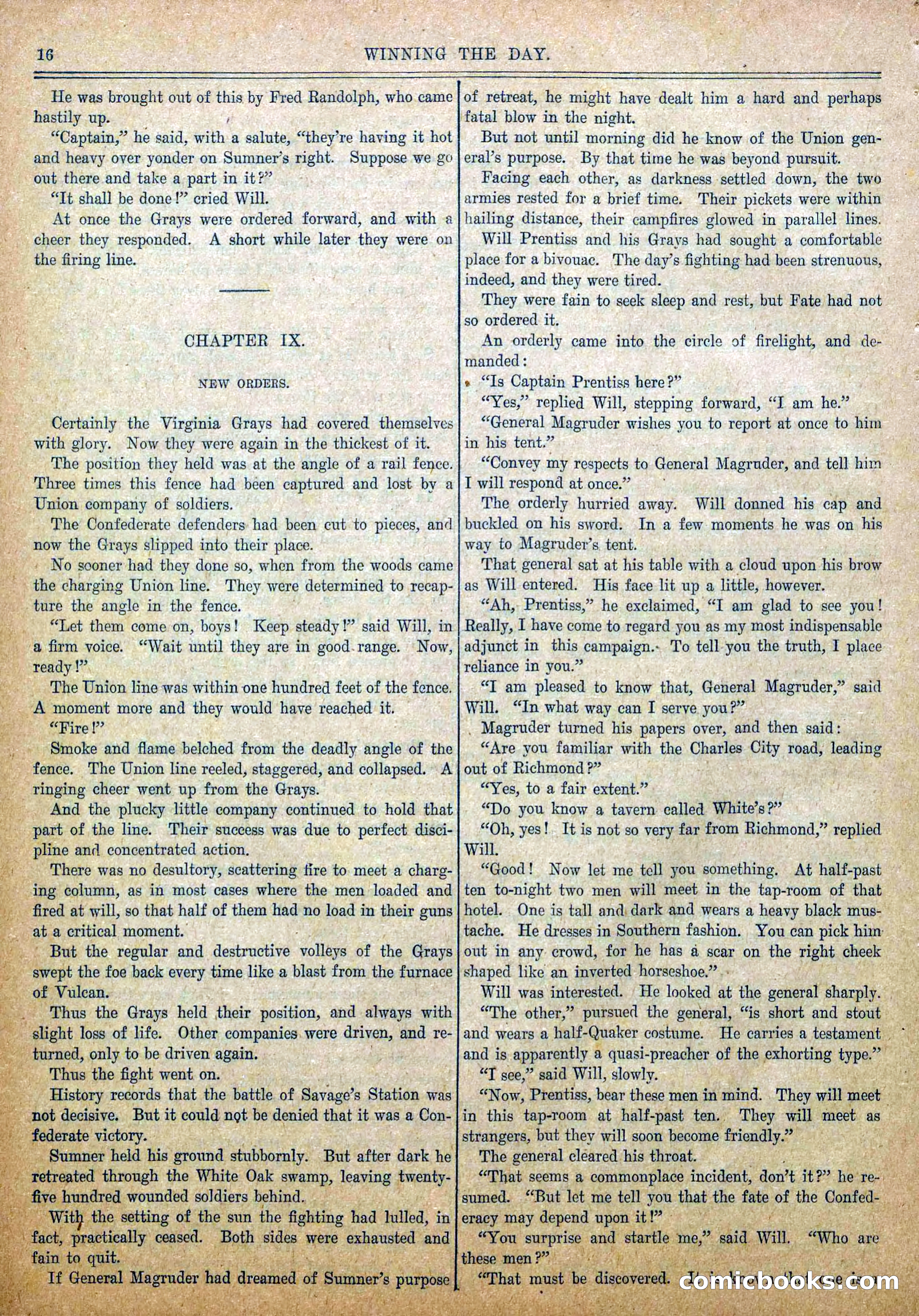 Blue and Gray Weekly, No. 18 — page 18 of 36
