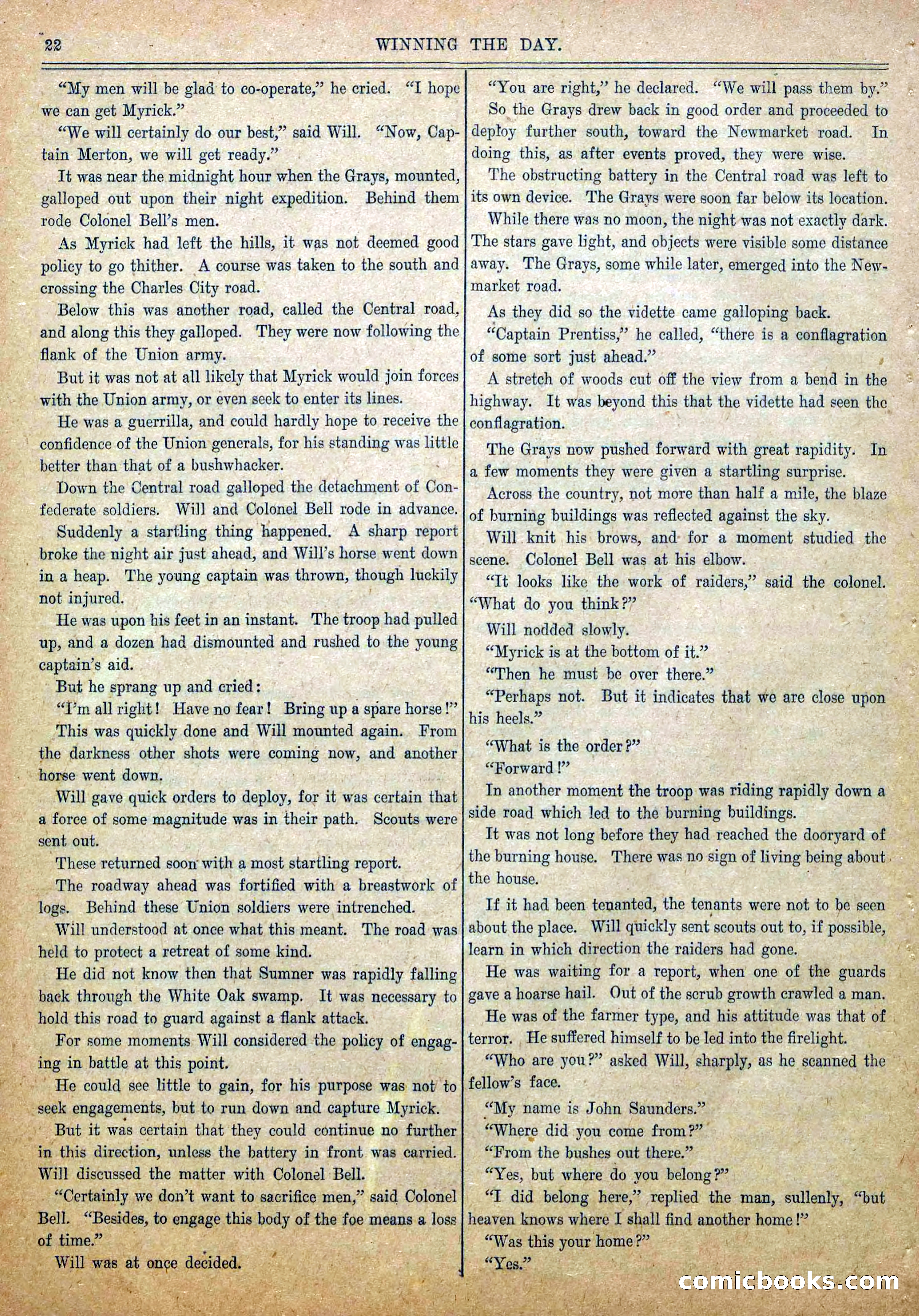 Blue and Gray Weekly, No. 18 — page 24 of 36