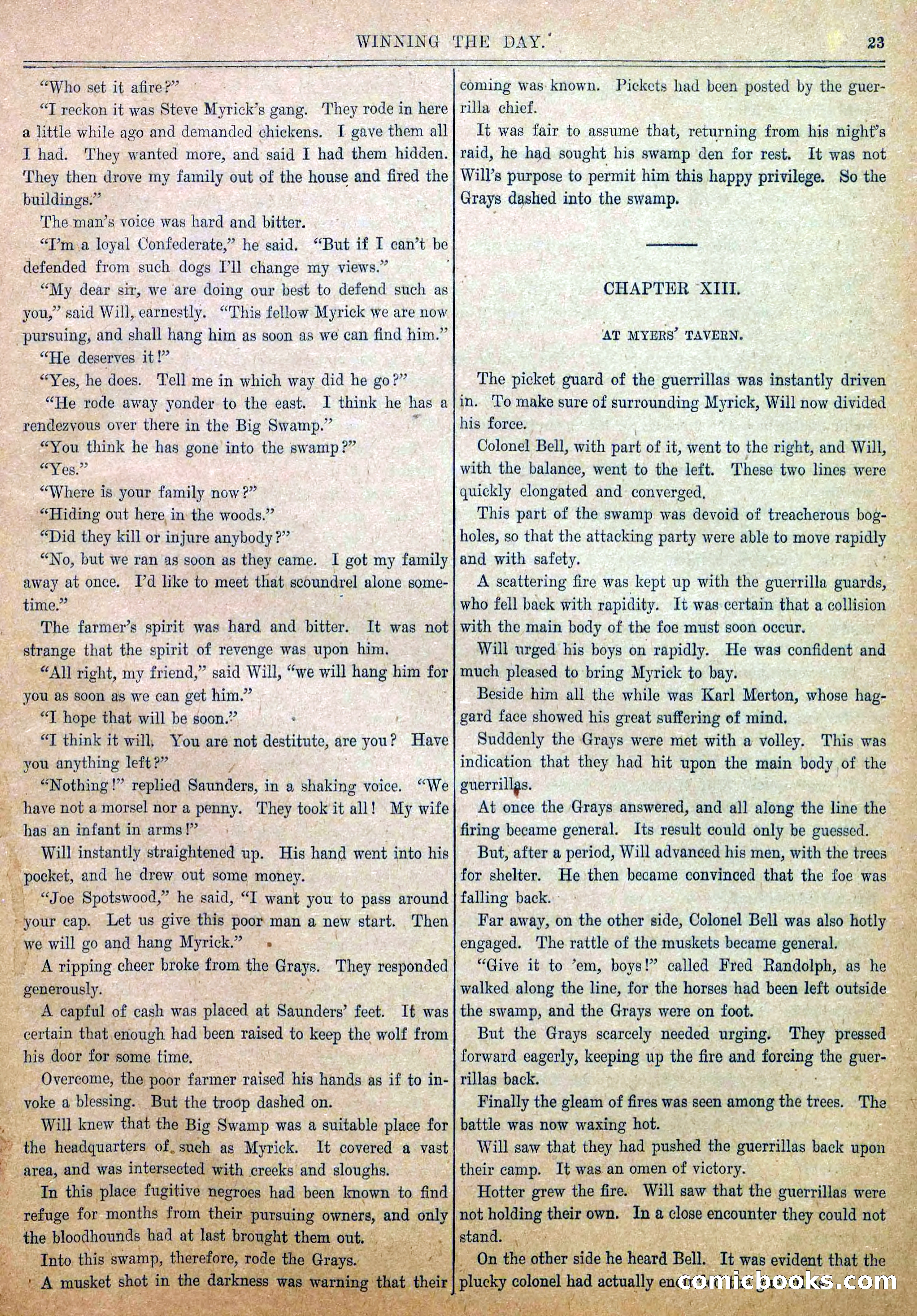 Blue and Gray Weekly, No. 18 — page 25 of 36