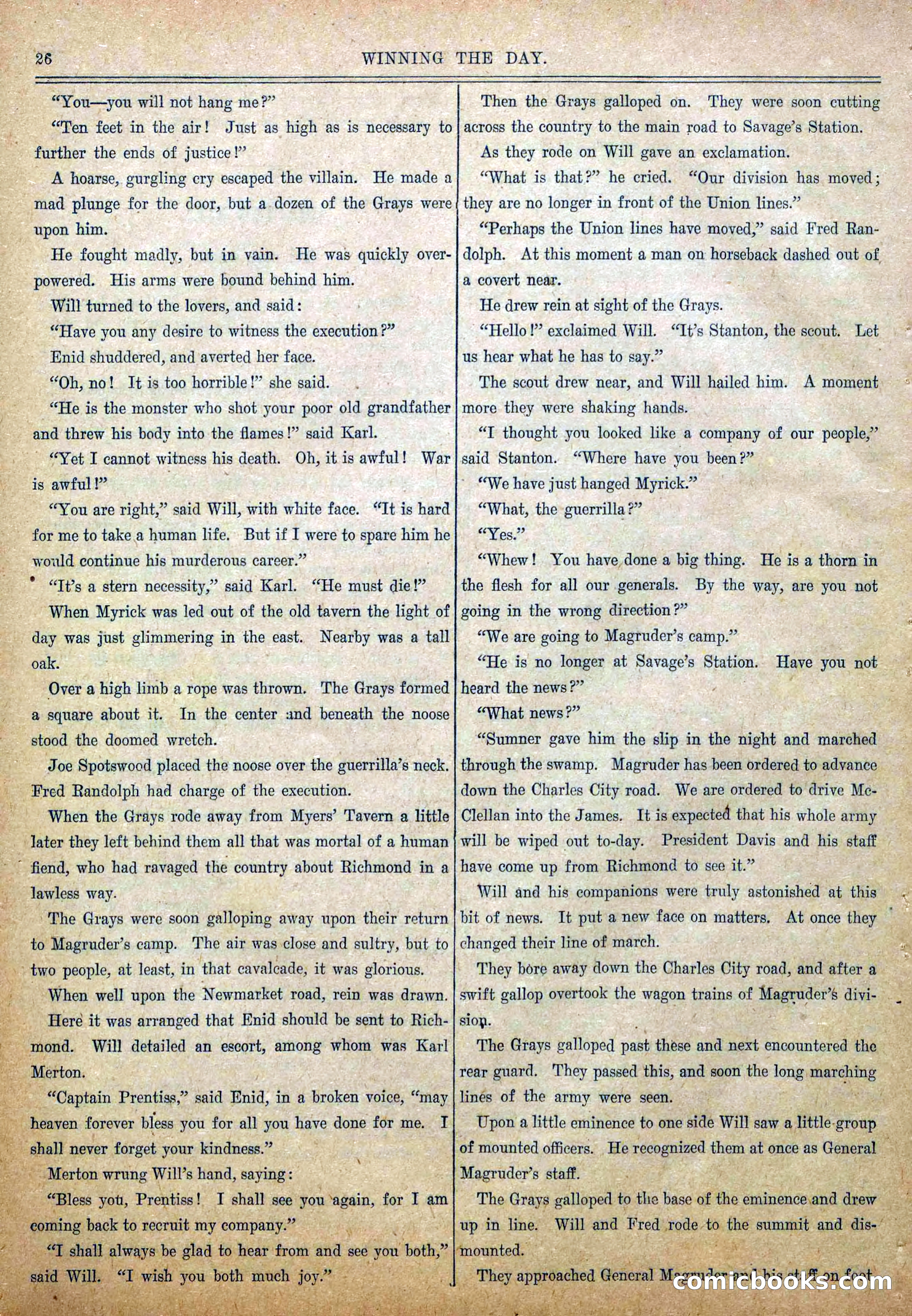 Blue and Gray Weekly, No. 18 — page 28 of 36