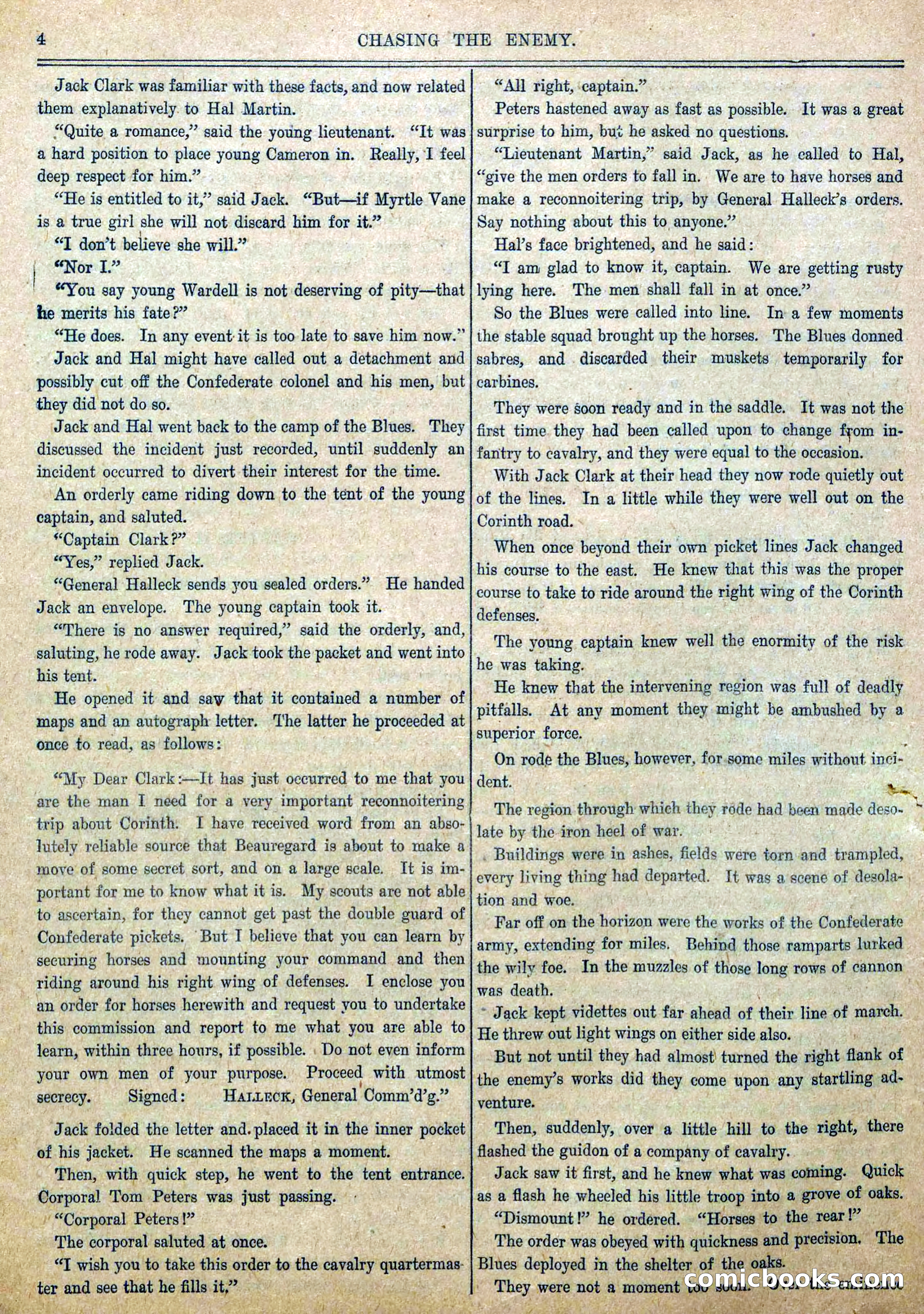 Blue and Gray Weekly, No. 19 — page 6 of 36