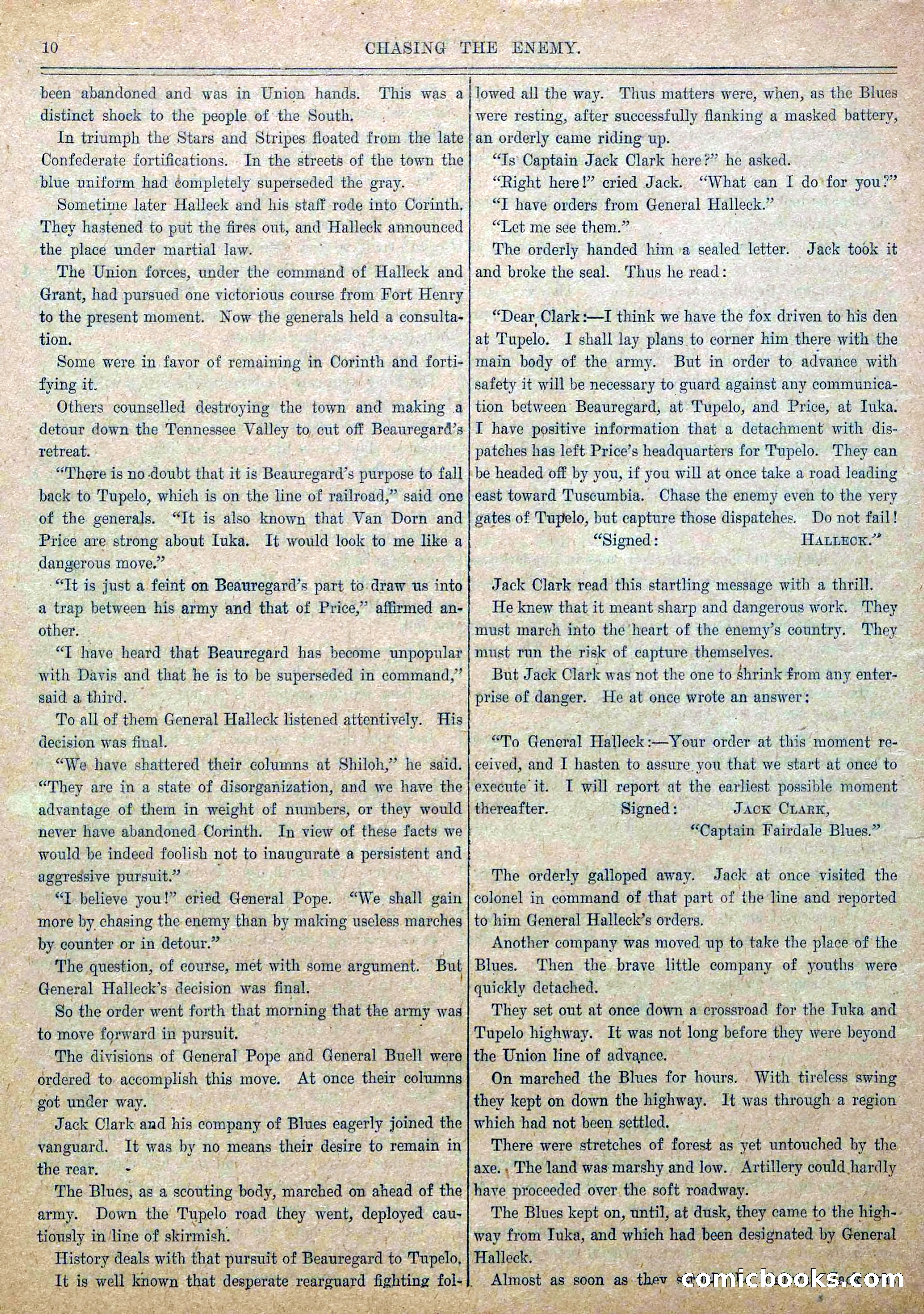 Blue and Gray Weekly, No. 19 — page 12 of 36