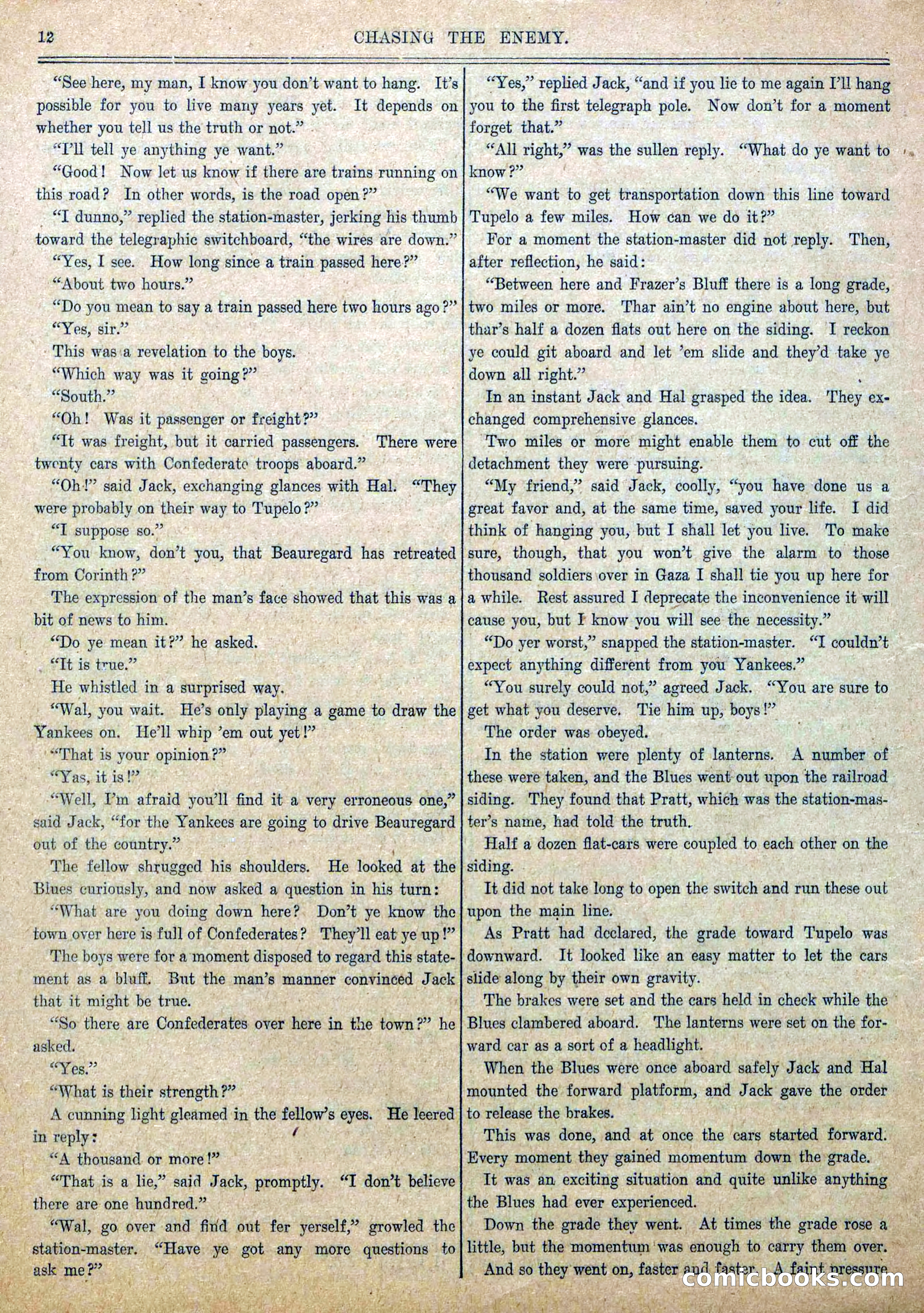 Blue and Gray Weekly, No. 19 — page 14 of 36