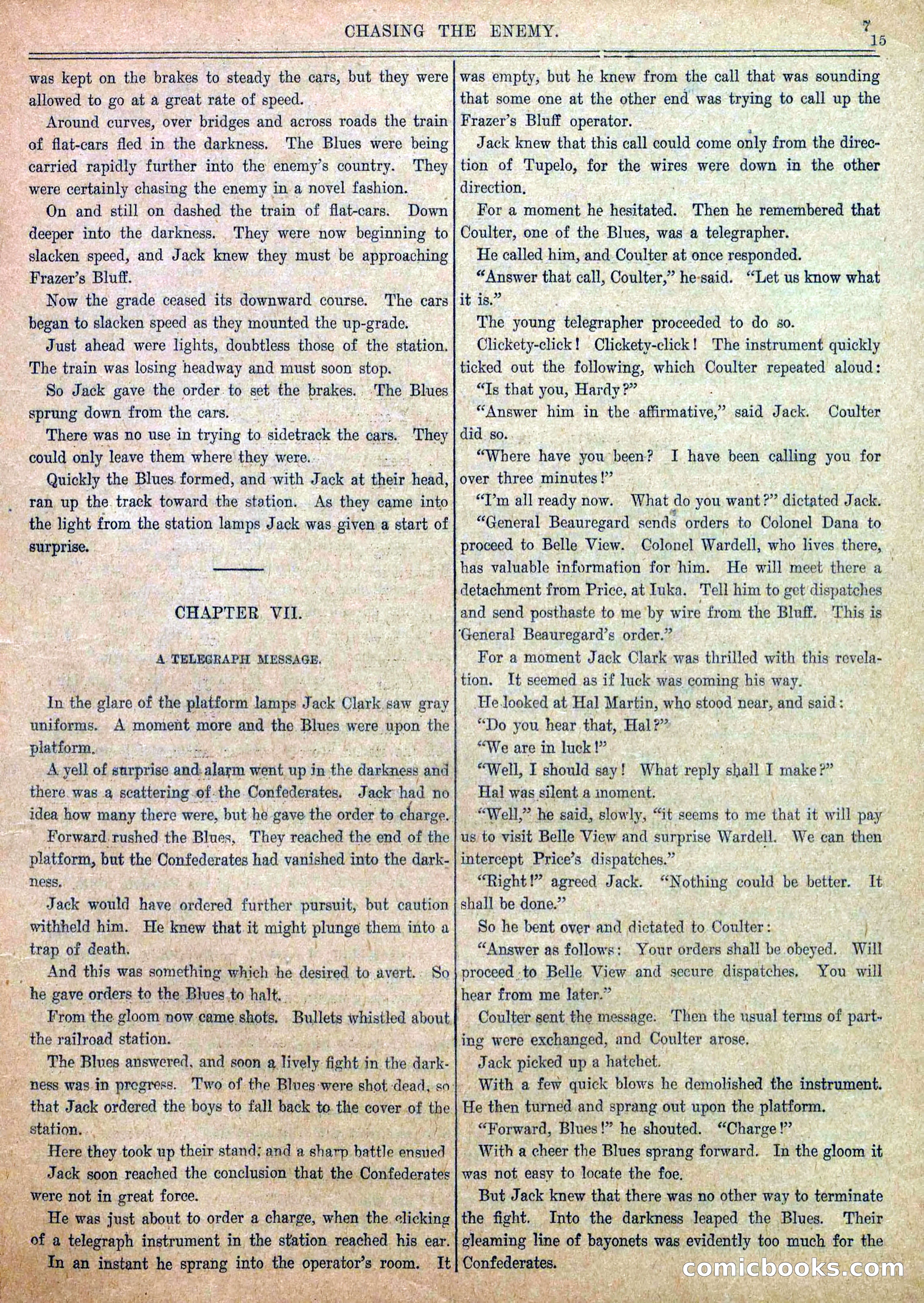 Blue and Gray Weekly, No. 19 — page 15 of 36