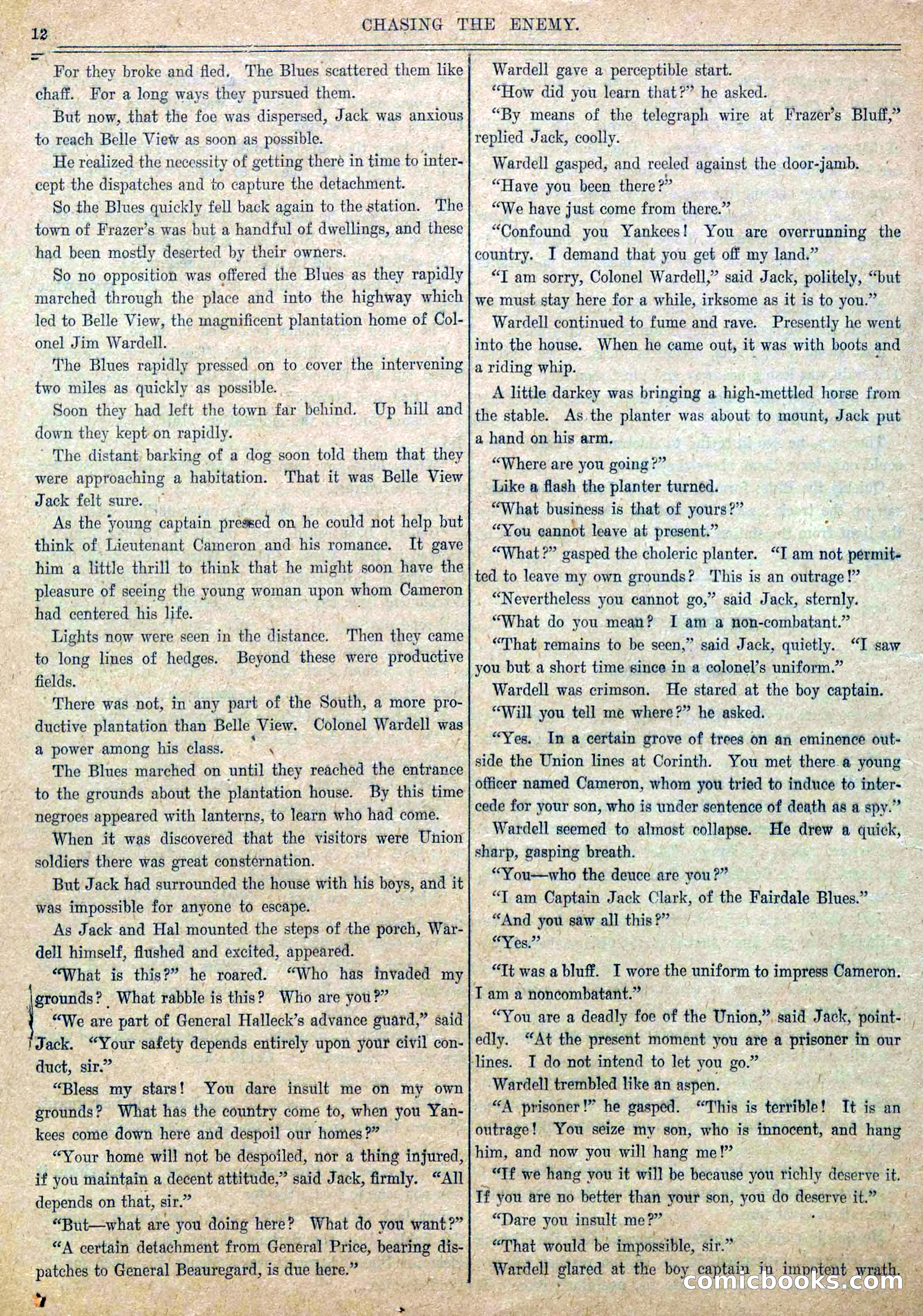 Blue and Gray Weekly, No. 19 — page 16 of 36