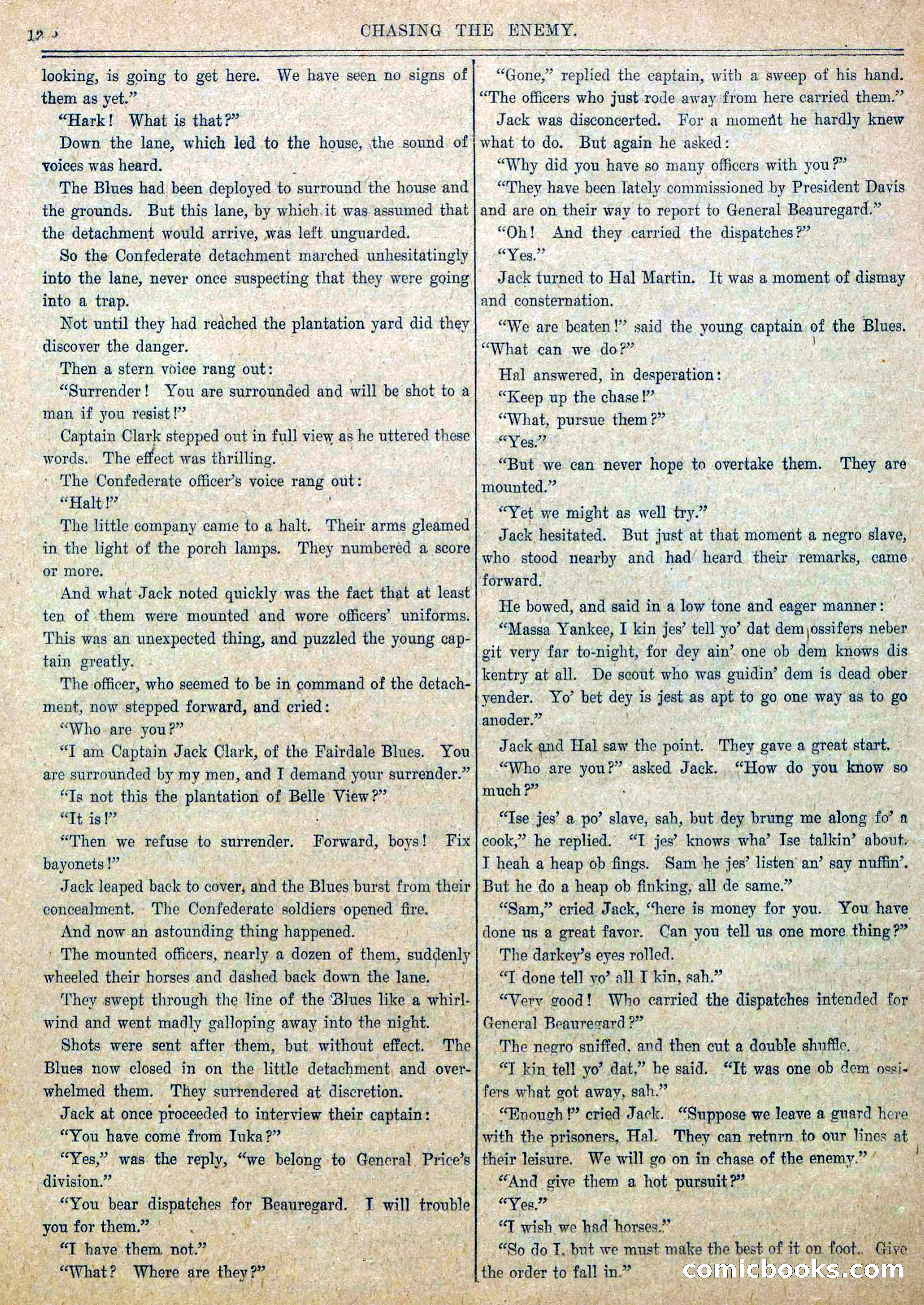 Blue and Gray Weekly, No. 19 — page 18 of 36