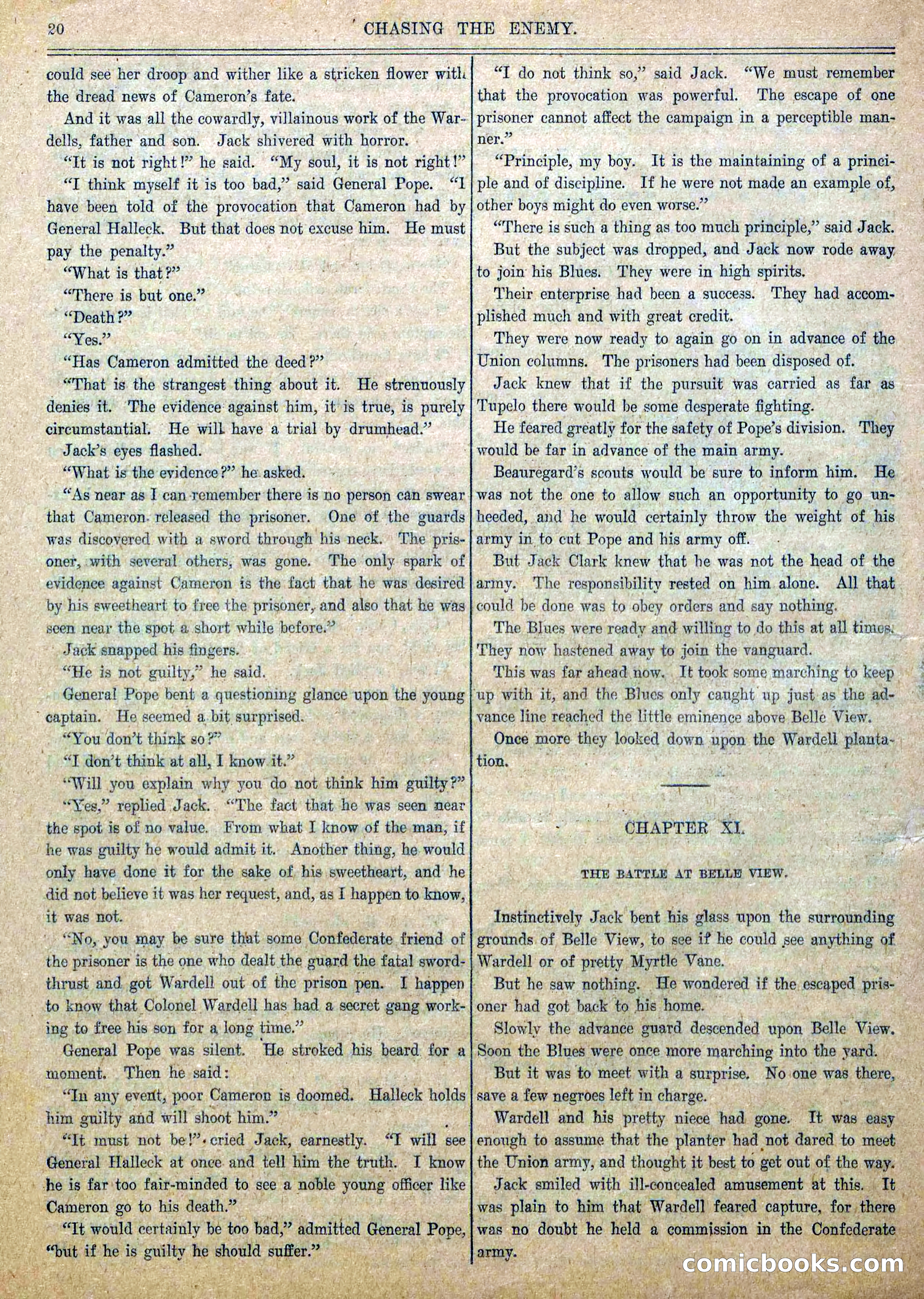 Blue and Gray Weekly, No. 19 — page 22 of 36