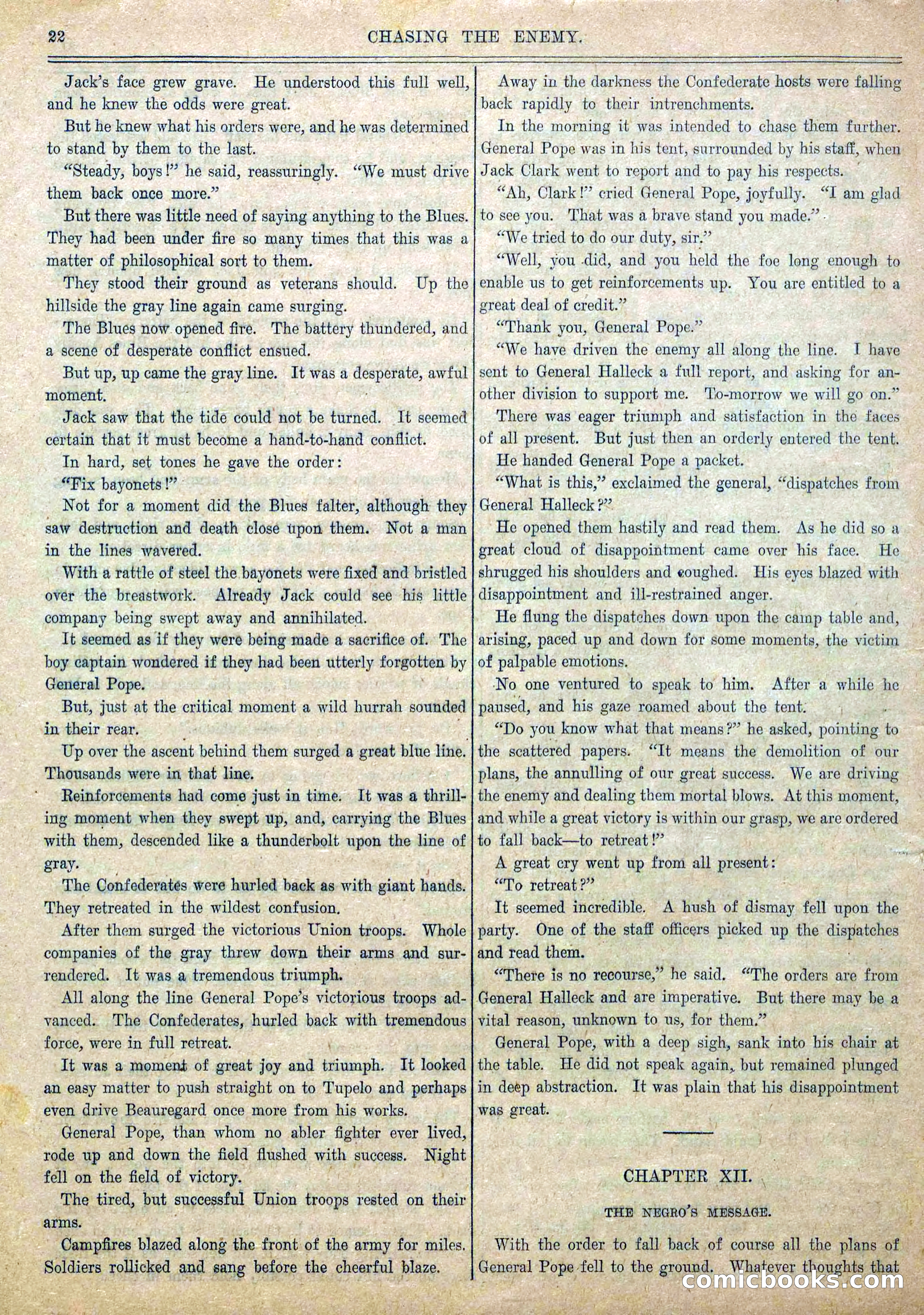 Blue and Gray Weekly, No. 19 — page 24 of 36