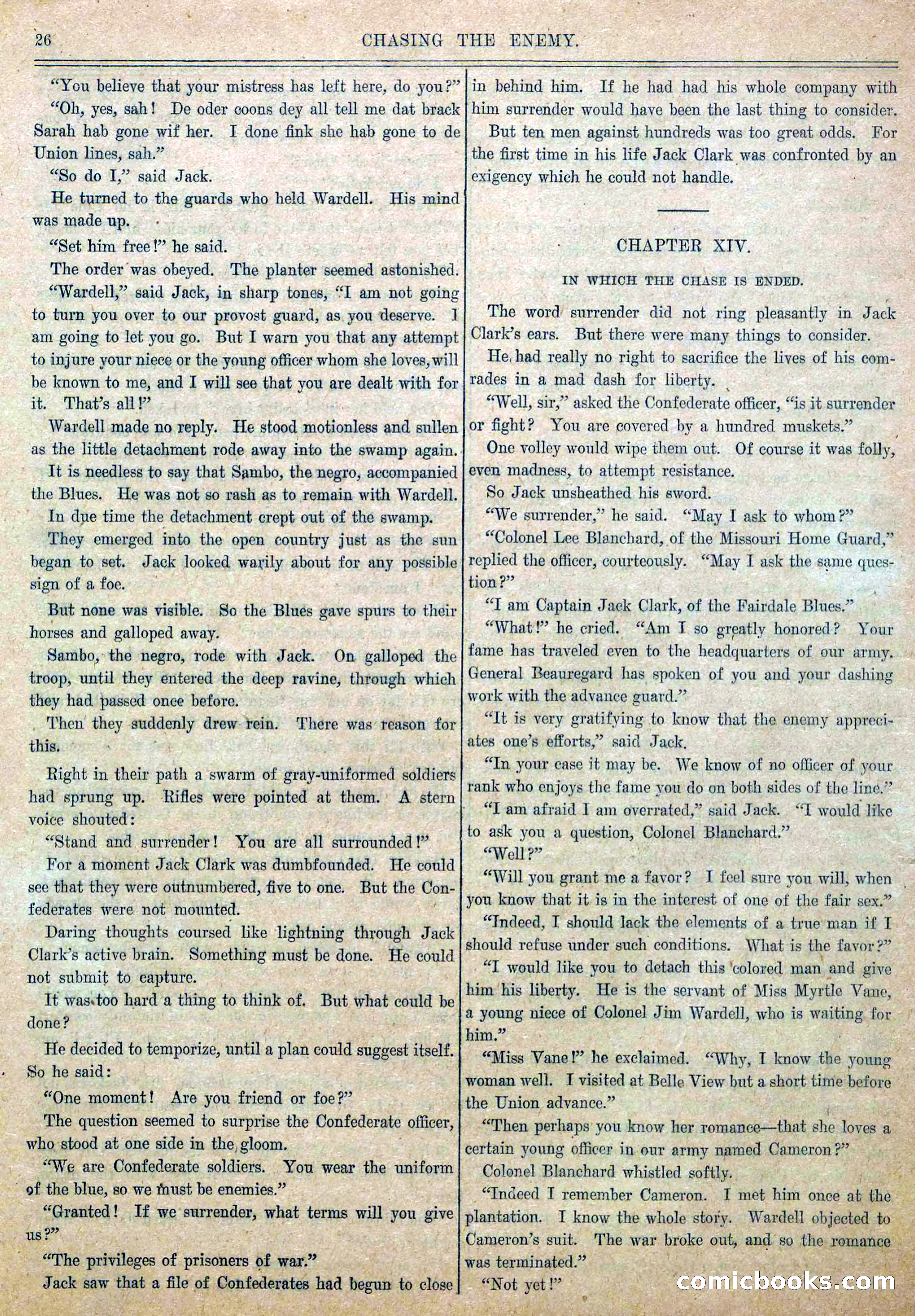 Blue and Gray Weekly, No. 19 — page 28 of 36