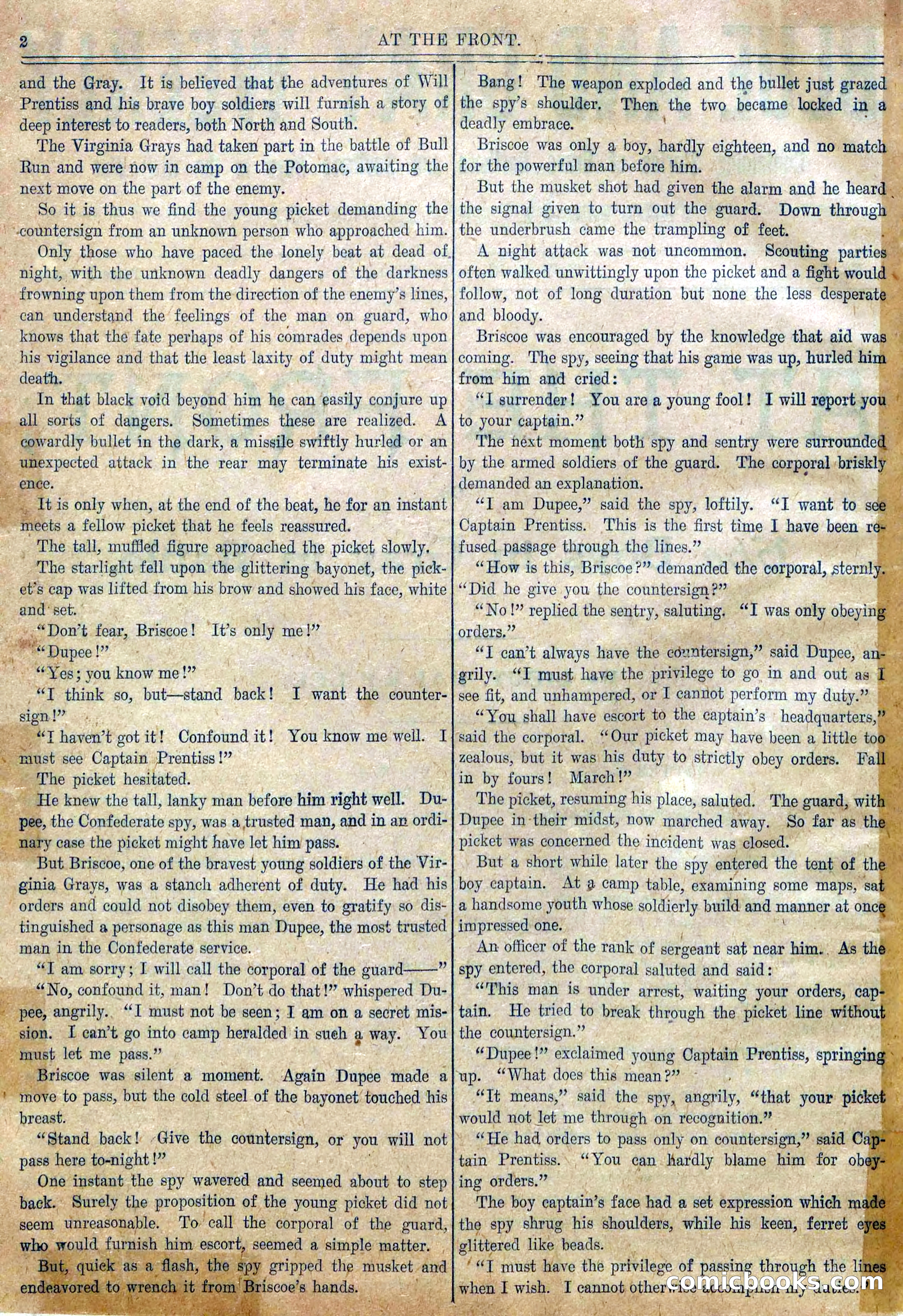 Blue and Gray Weekly, No. 2 — page 4 of 36