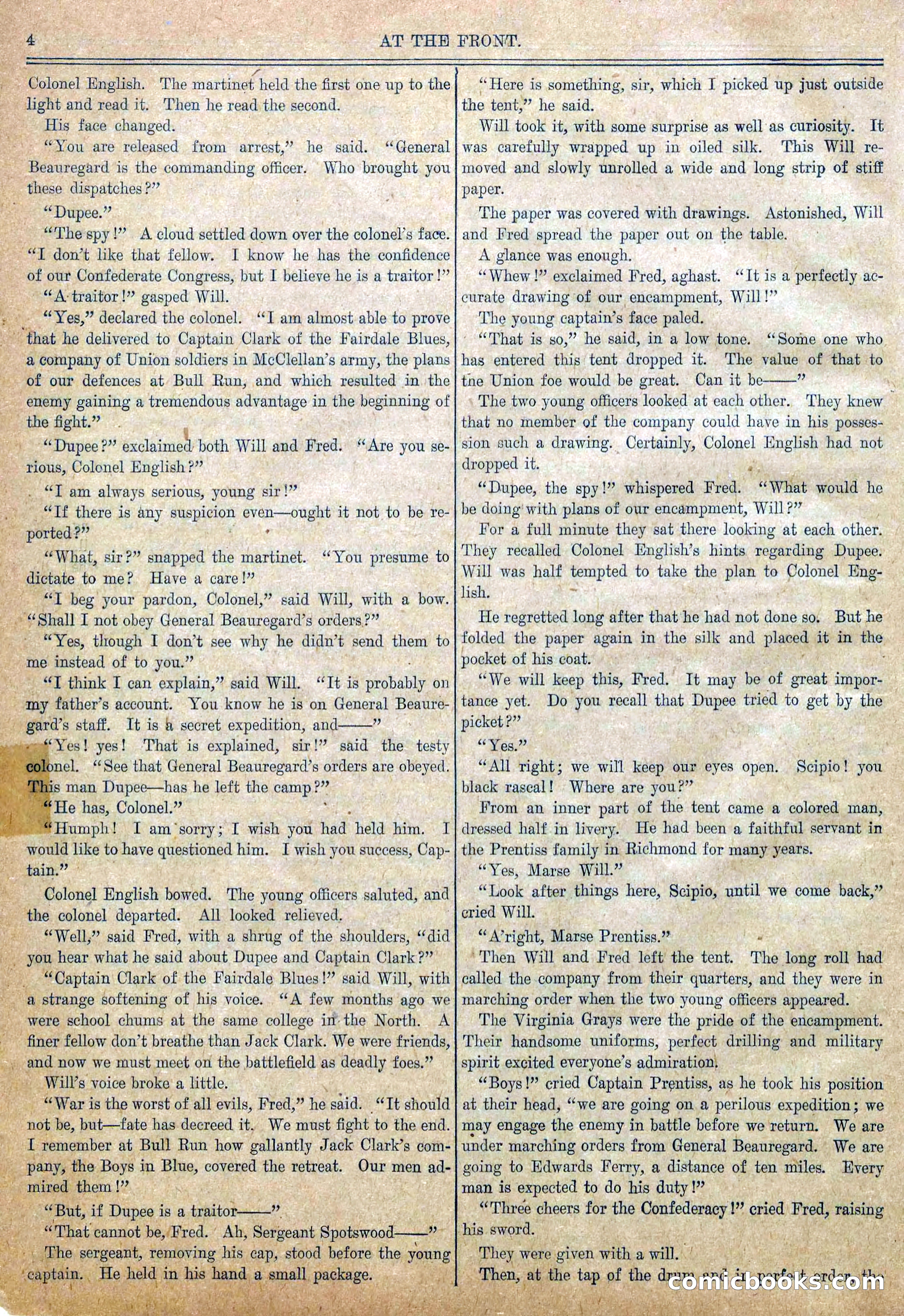 Blue and Gray Weekly, No. 2 — page 6 of 36