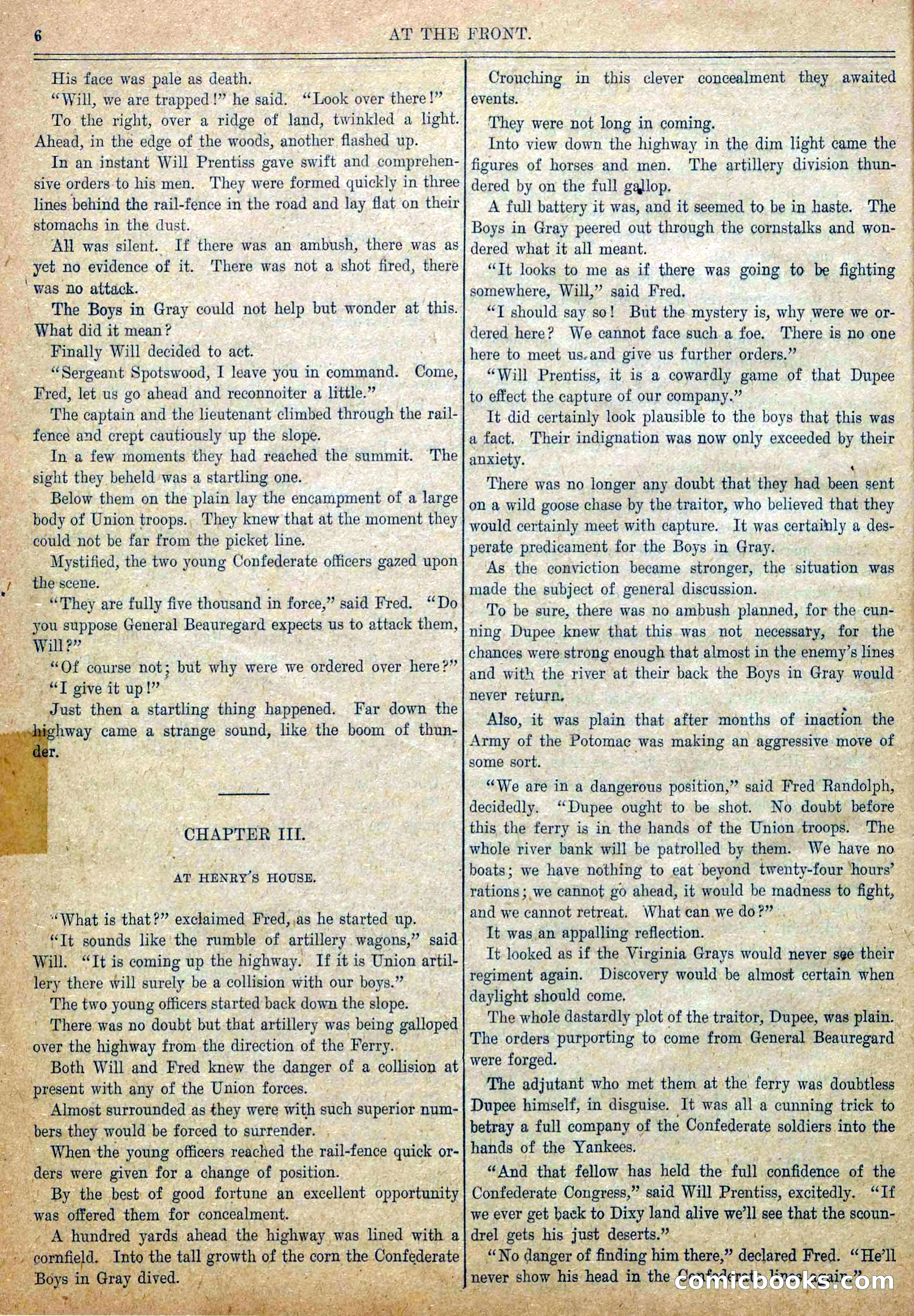 Blue and Gray Weekly, No. 2 — page 8 of 36