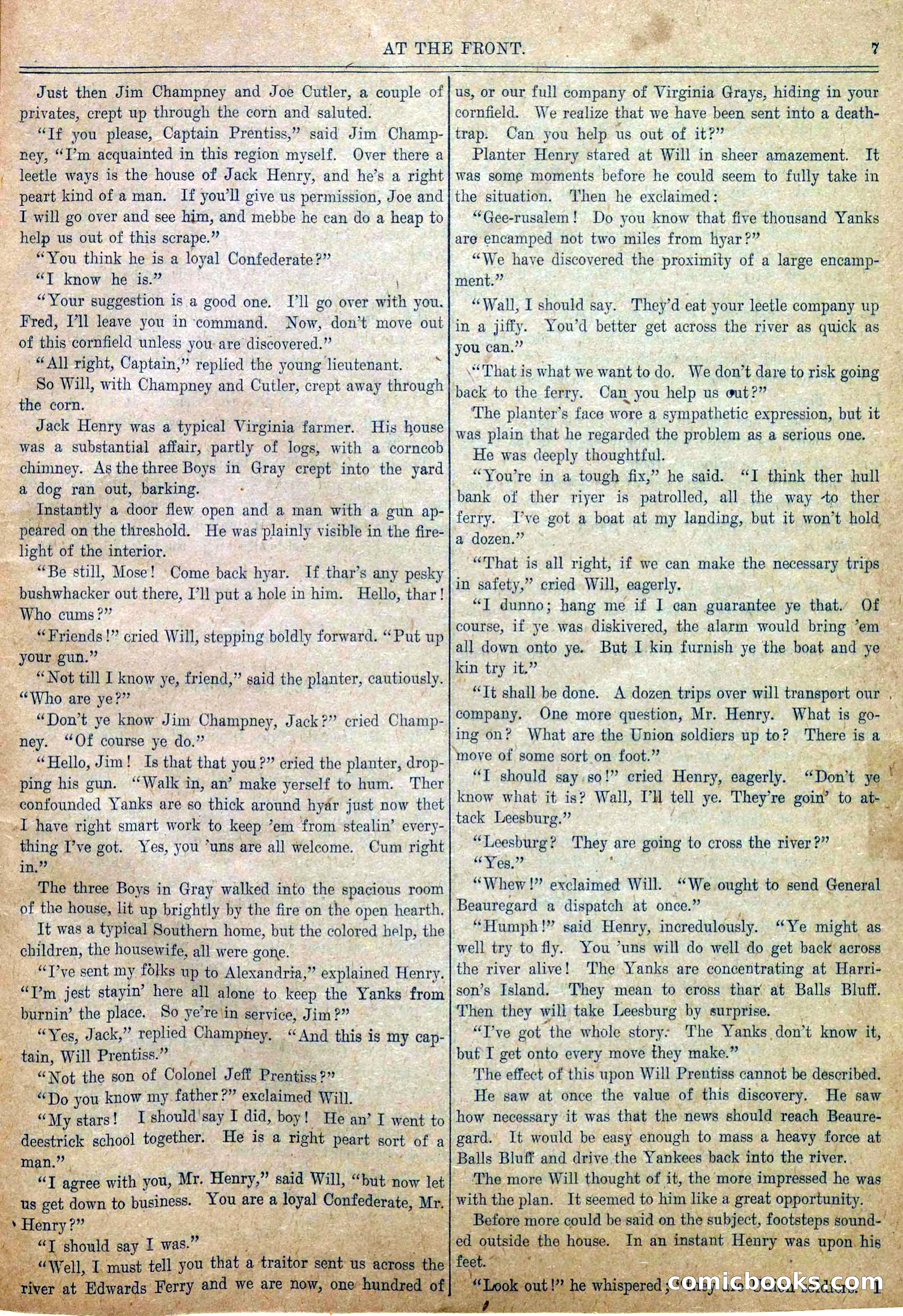 Blue and Gray Weekly, No. 2 — page 9 of 36