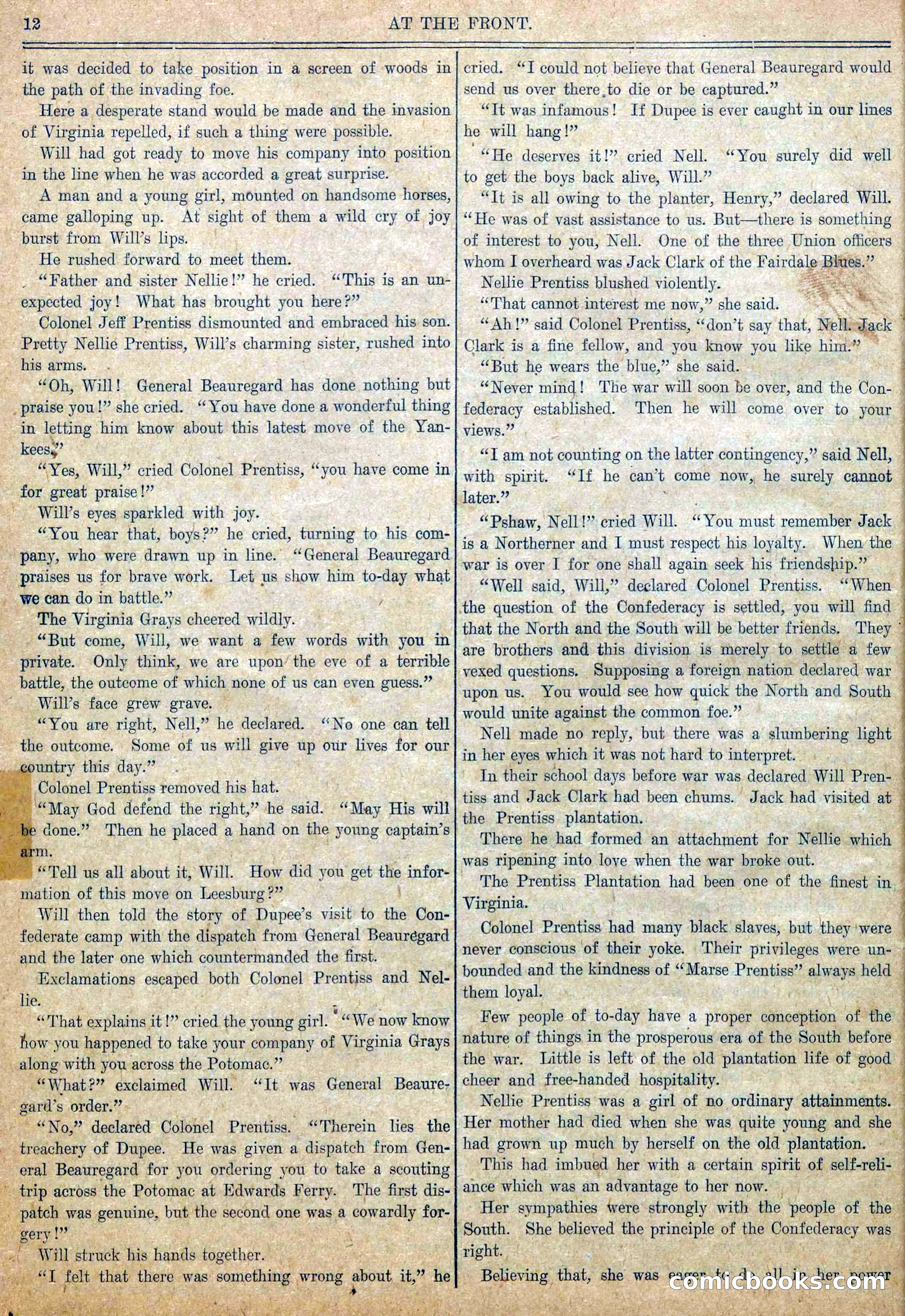 Blue and Gray Weekly, No. 2 — page 14 of 36