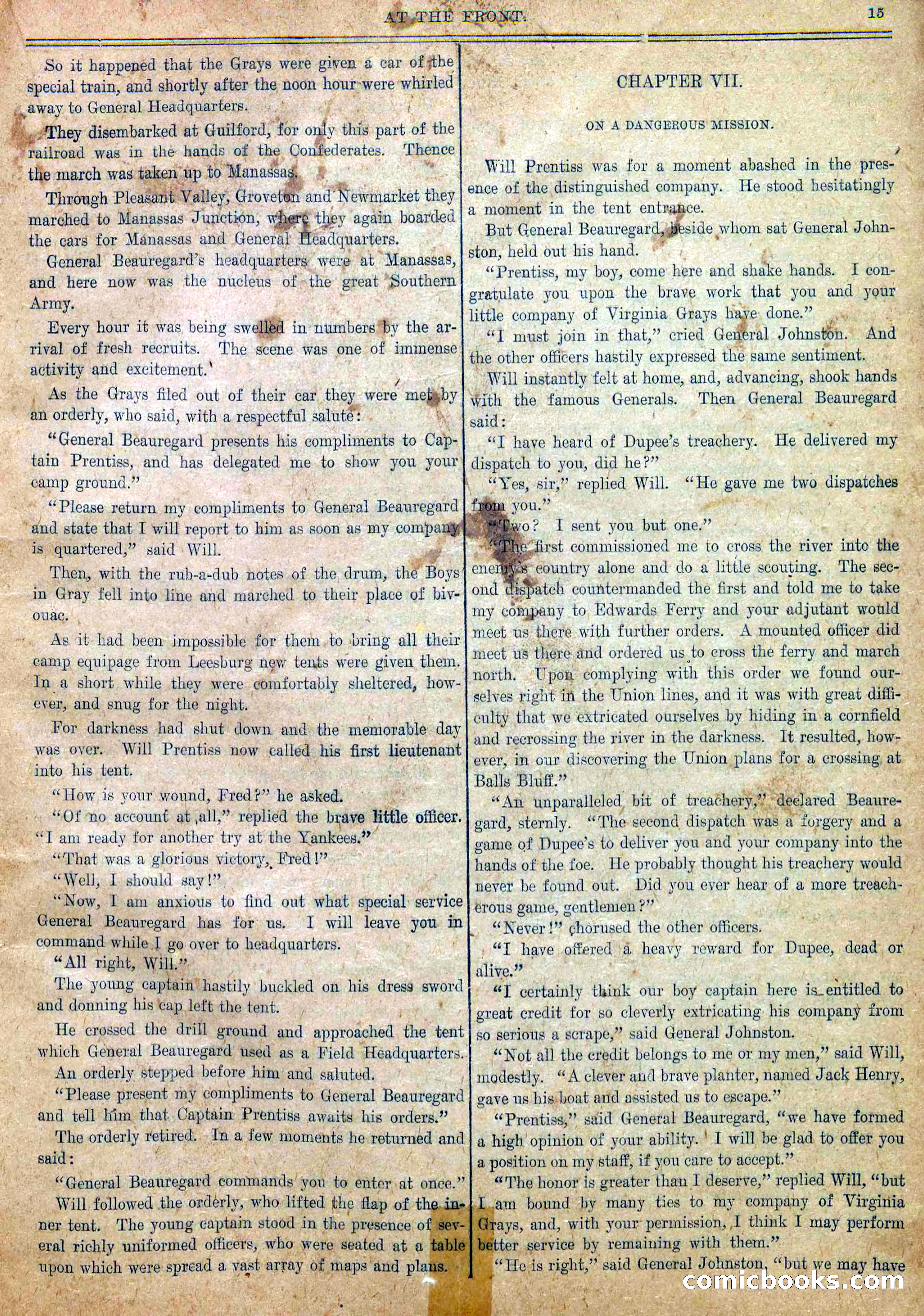 Blue and Gray Weekly, No. 2 — page 17 of 36