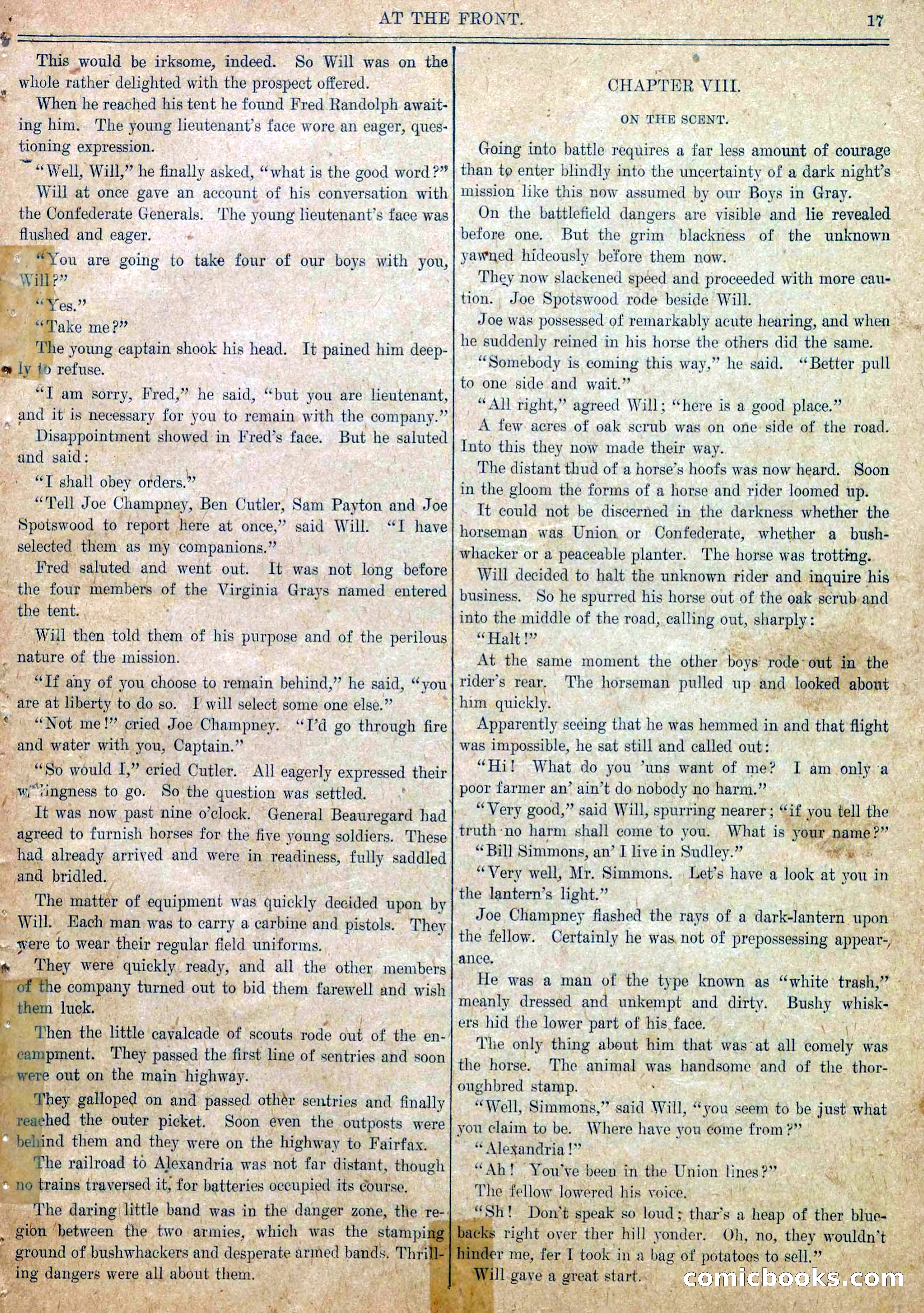 Blue and Gray Weekly, No. 2 — page 19 of 36