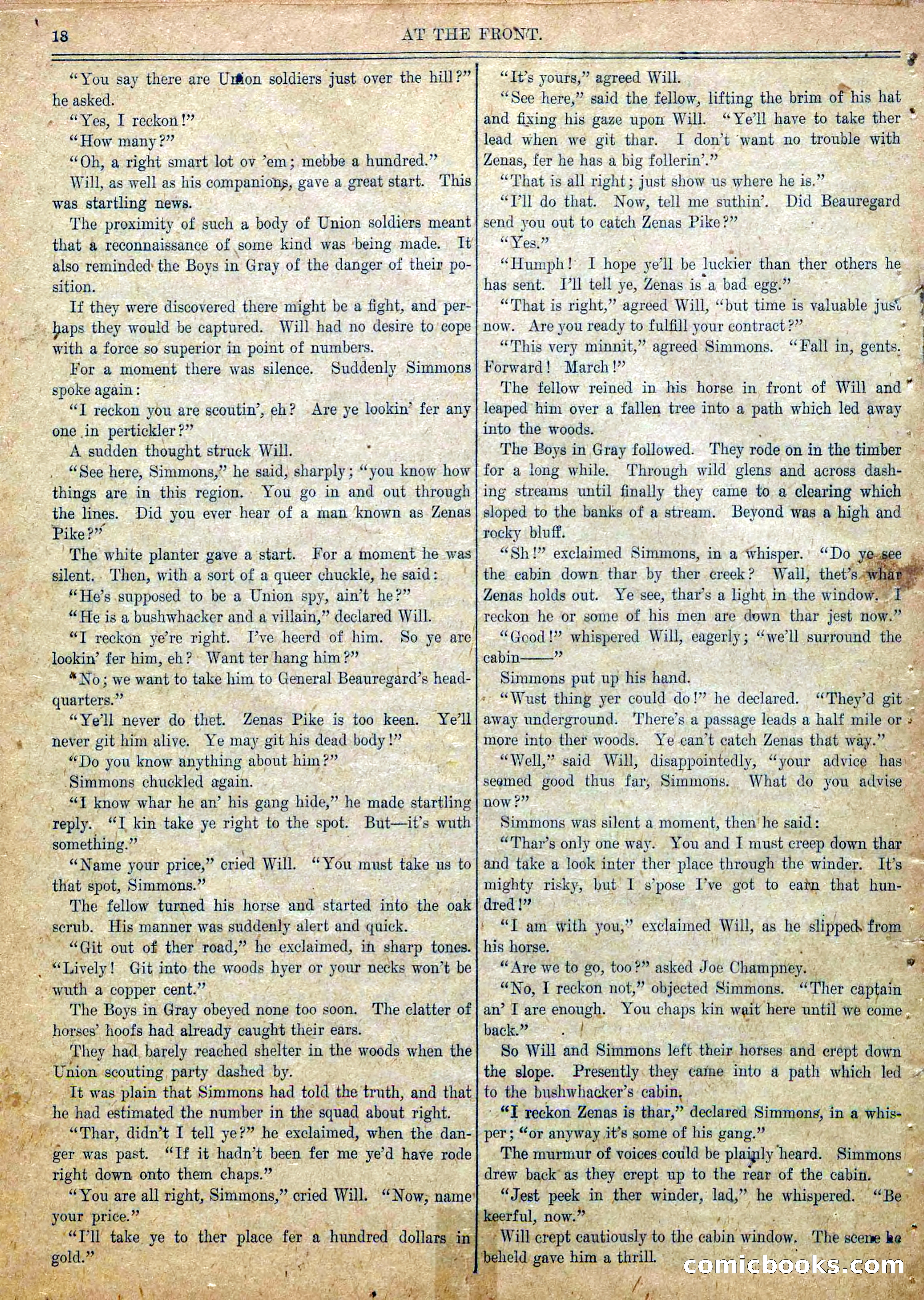 Blue and Gray Weekly, No. 2 — page 20 of 36