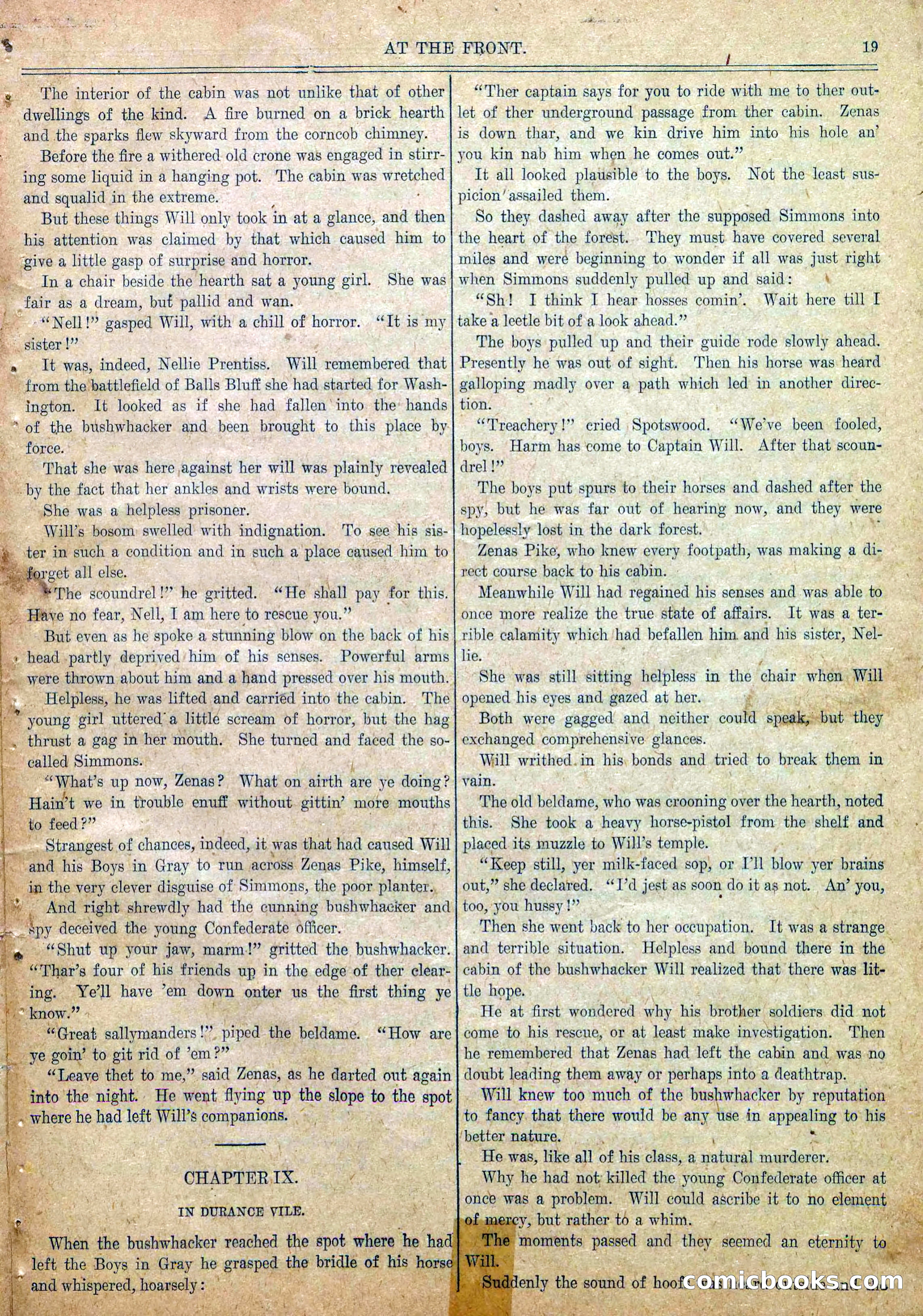 Blue and Gray Weekly, No. 2 — page 21 of 36