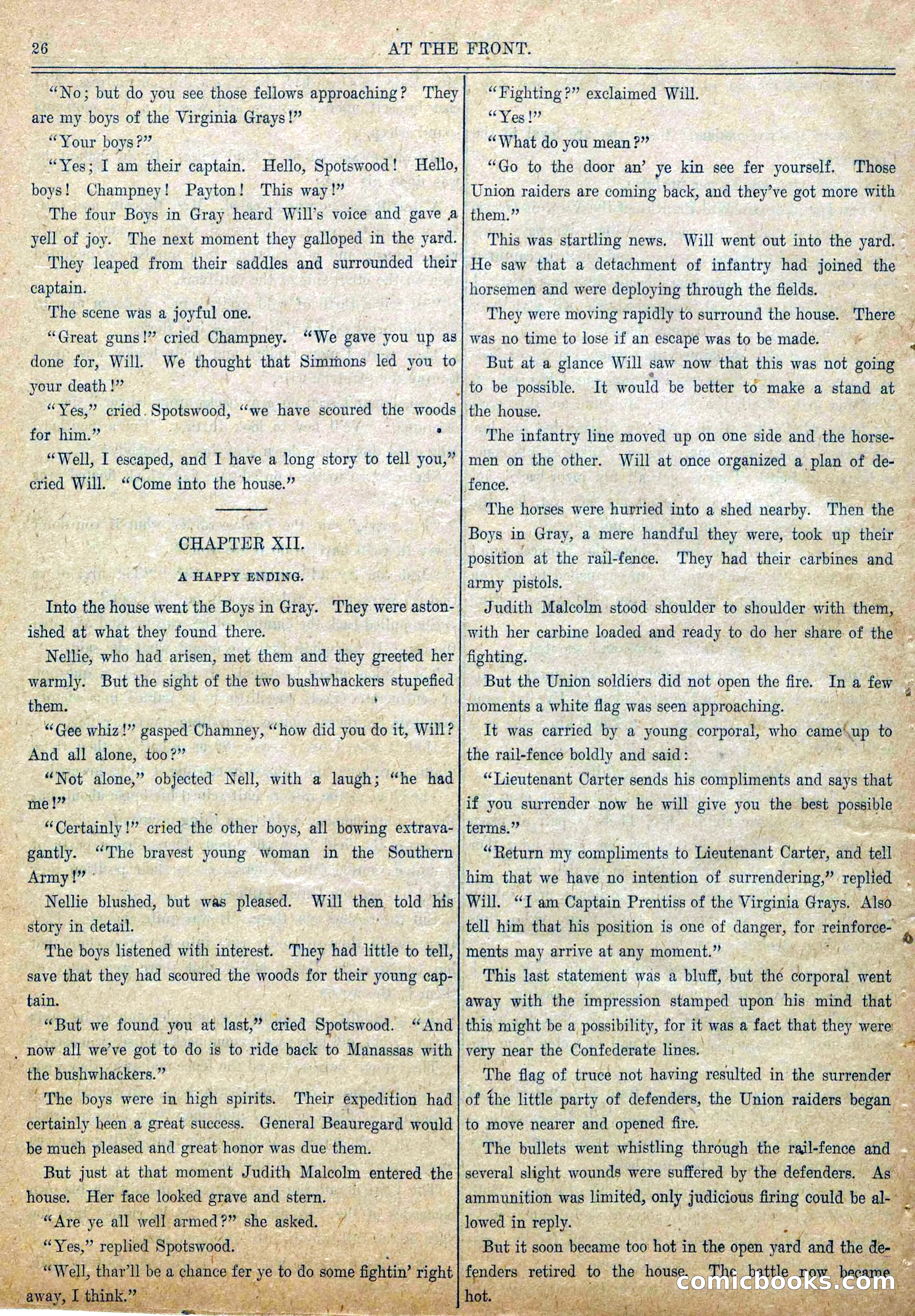 Blue and Gray Weekly, No. 2 — page 28 of 36