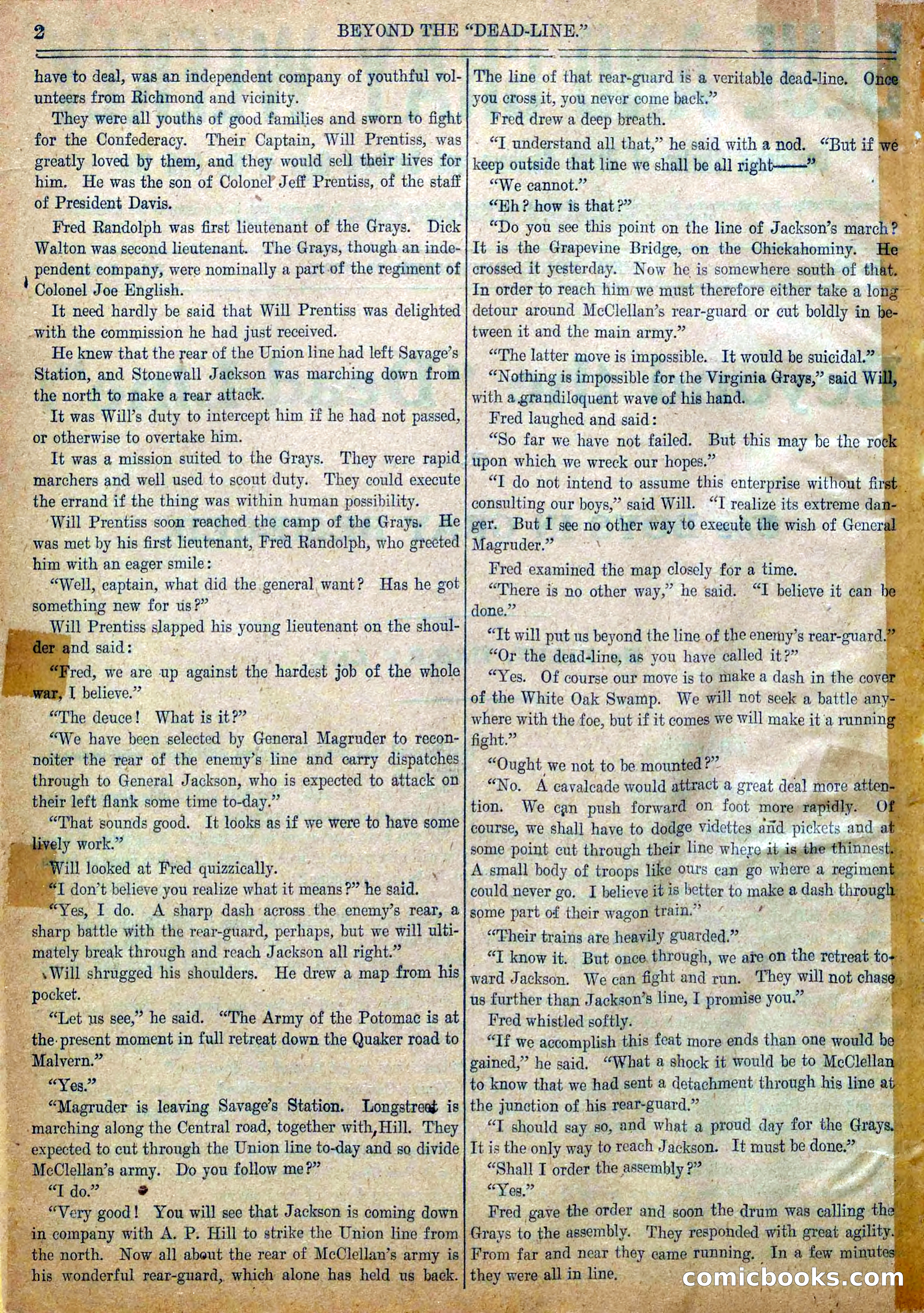 Blue and Gray Weekly, No. 20 — page 4 of 36