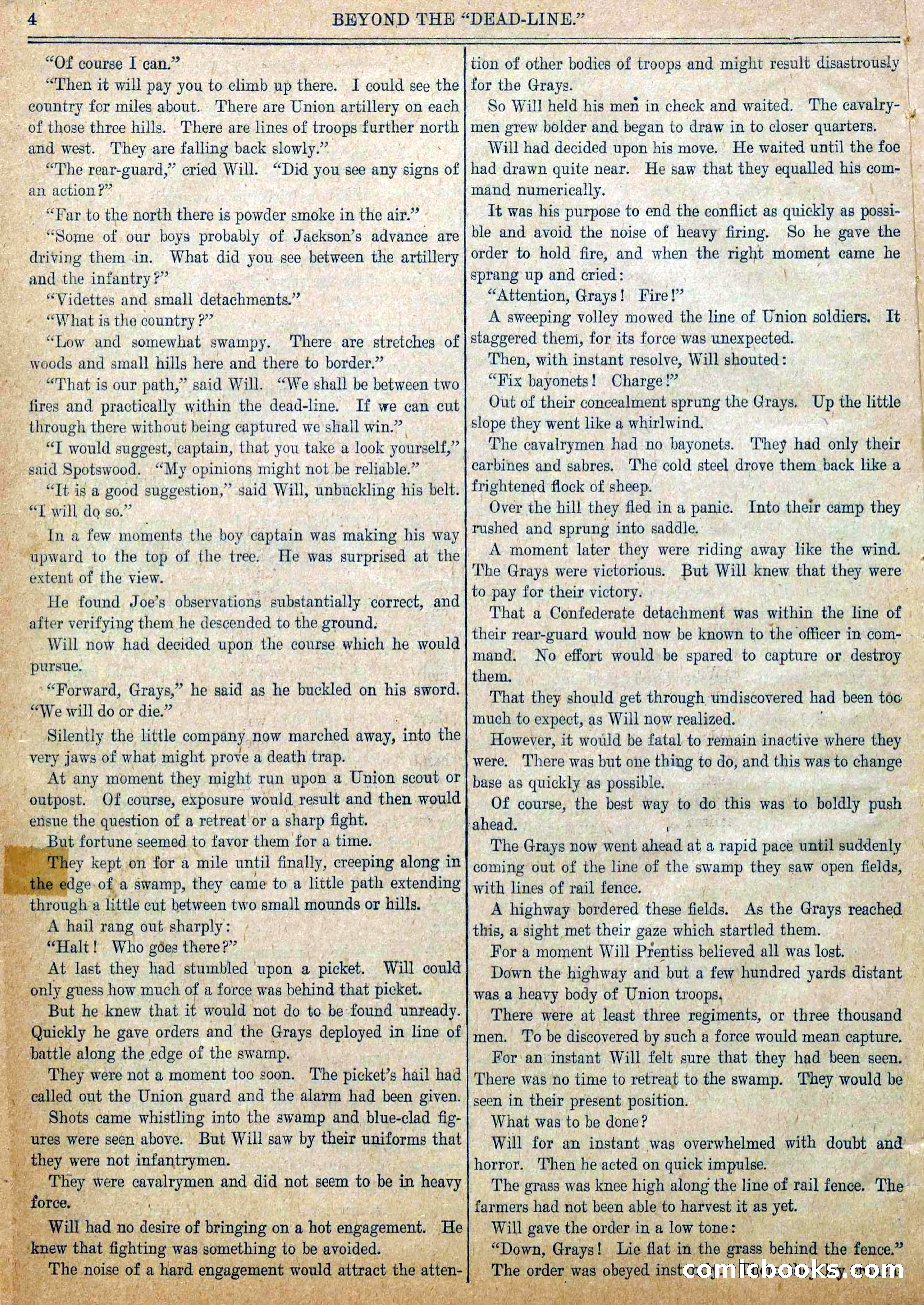 Blue and Gray Weekly, No. 20 — page 6 of 36