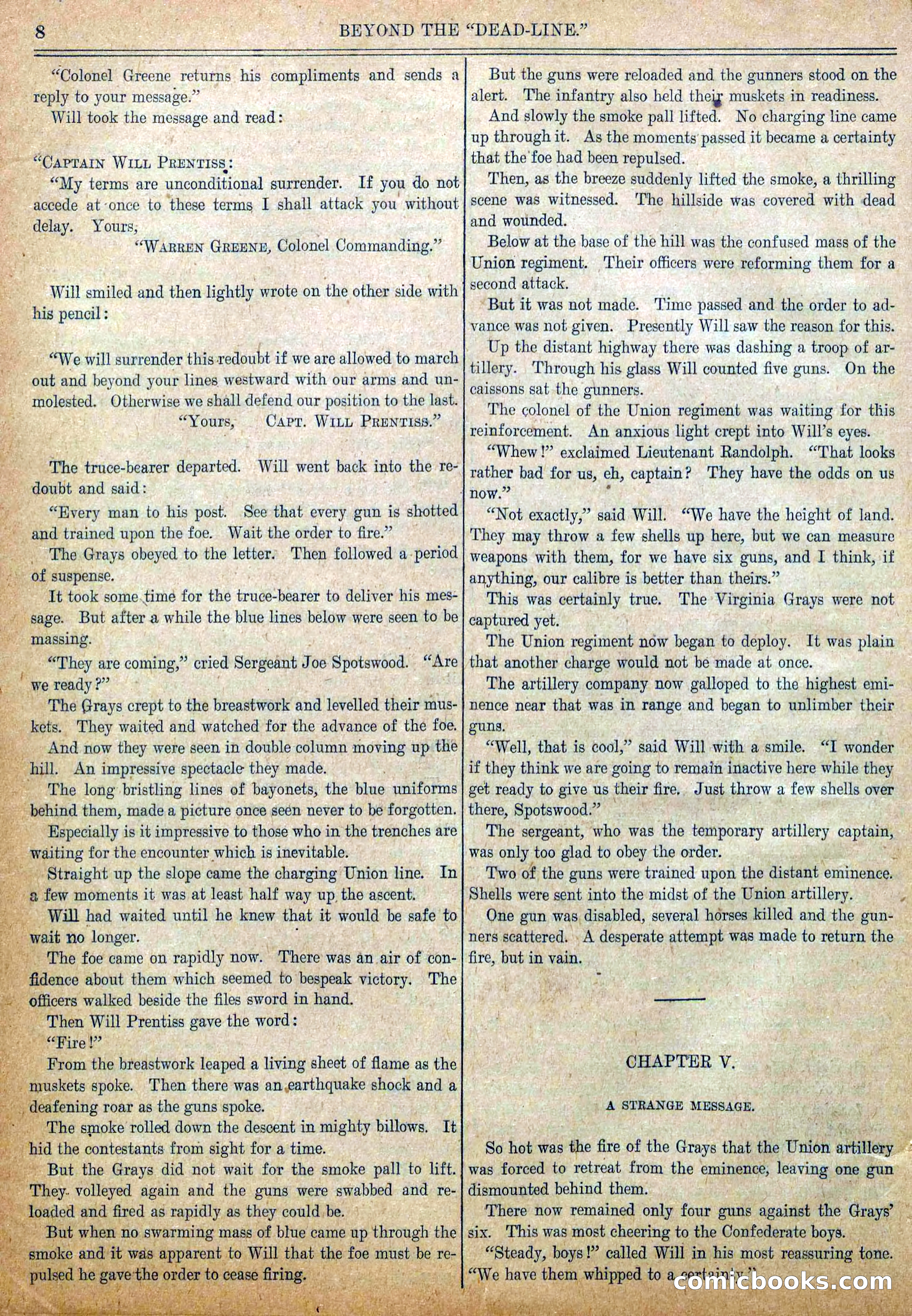 Blue and Gray Weekly, No. 20 — page 10 of 36