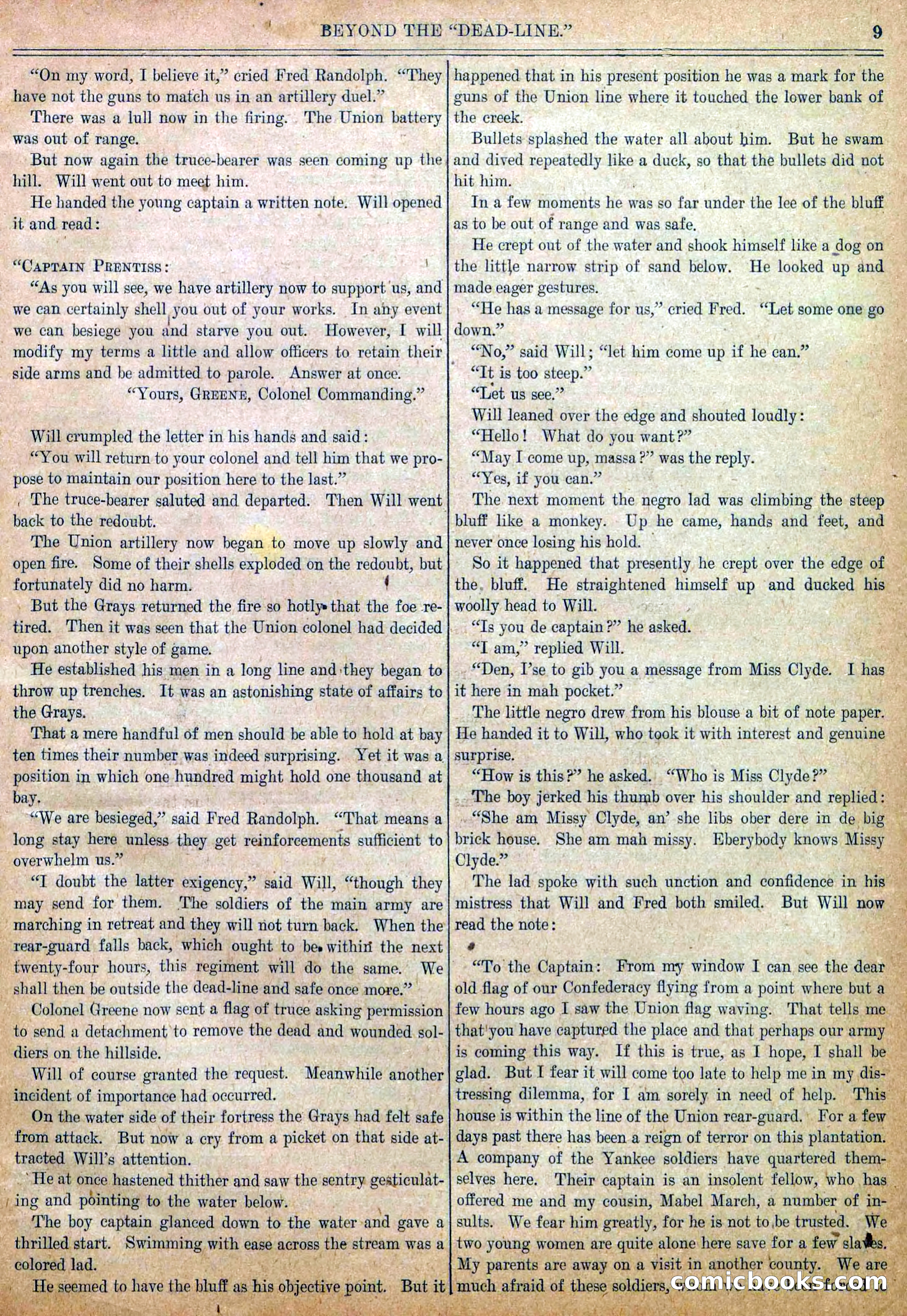 Blue and Gray Weekly, No. 20 — page 11 of 36
