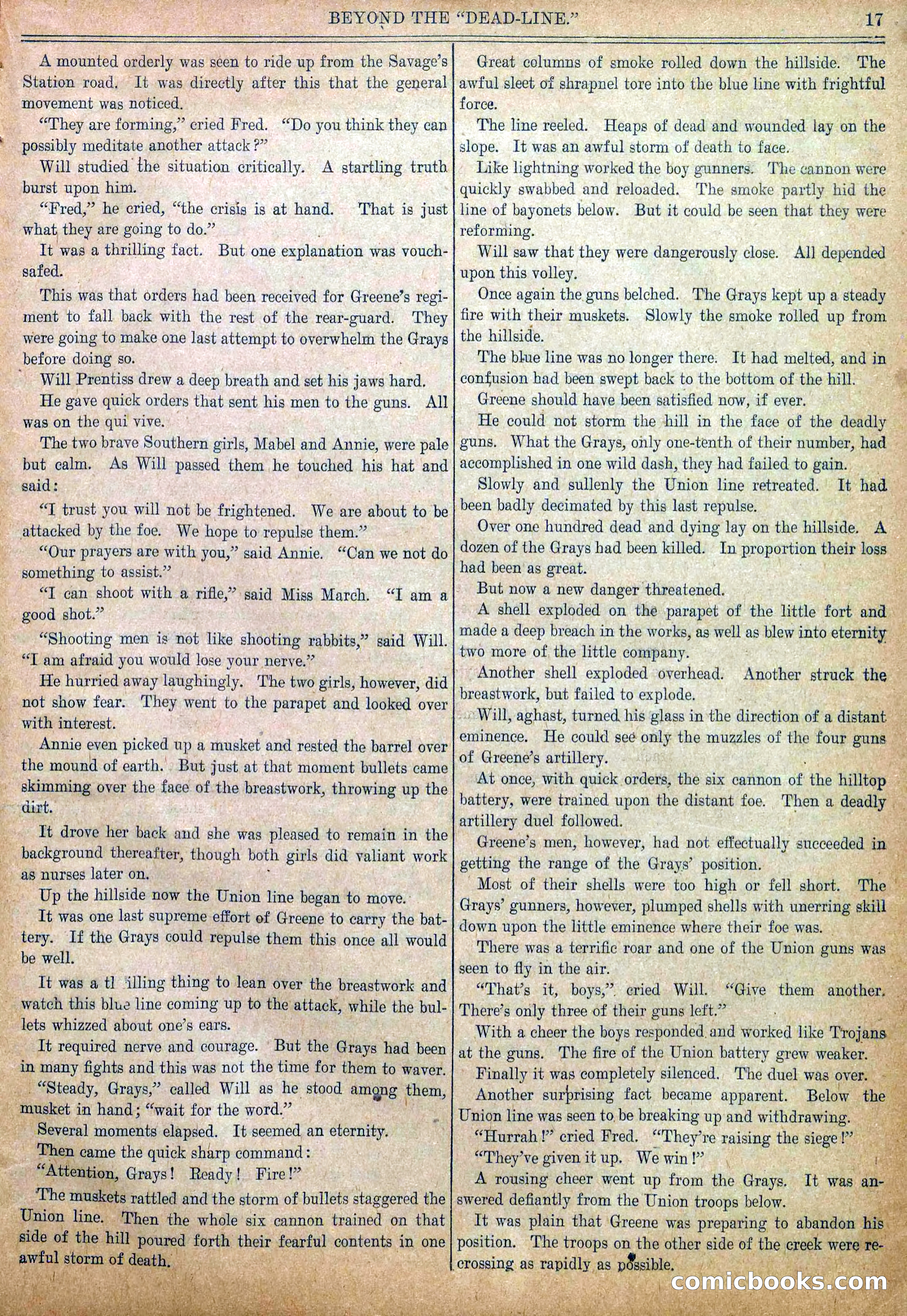 Blue and Gray Weekly, No. 20 — page 19 of 36