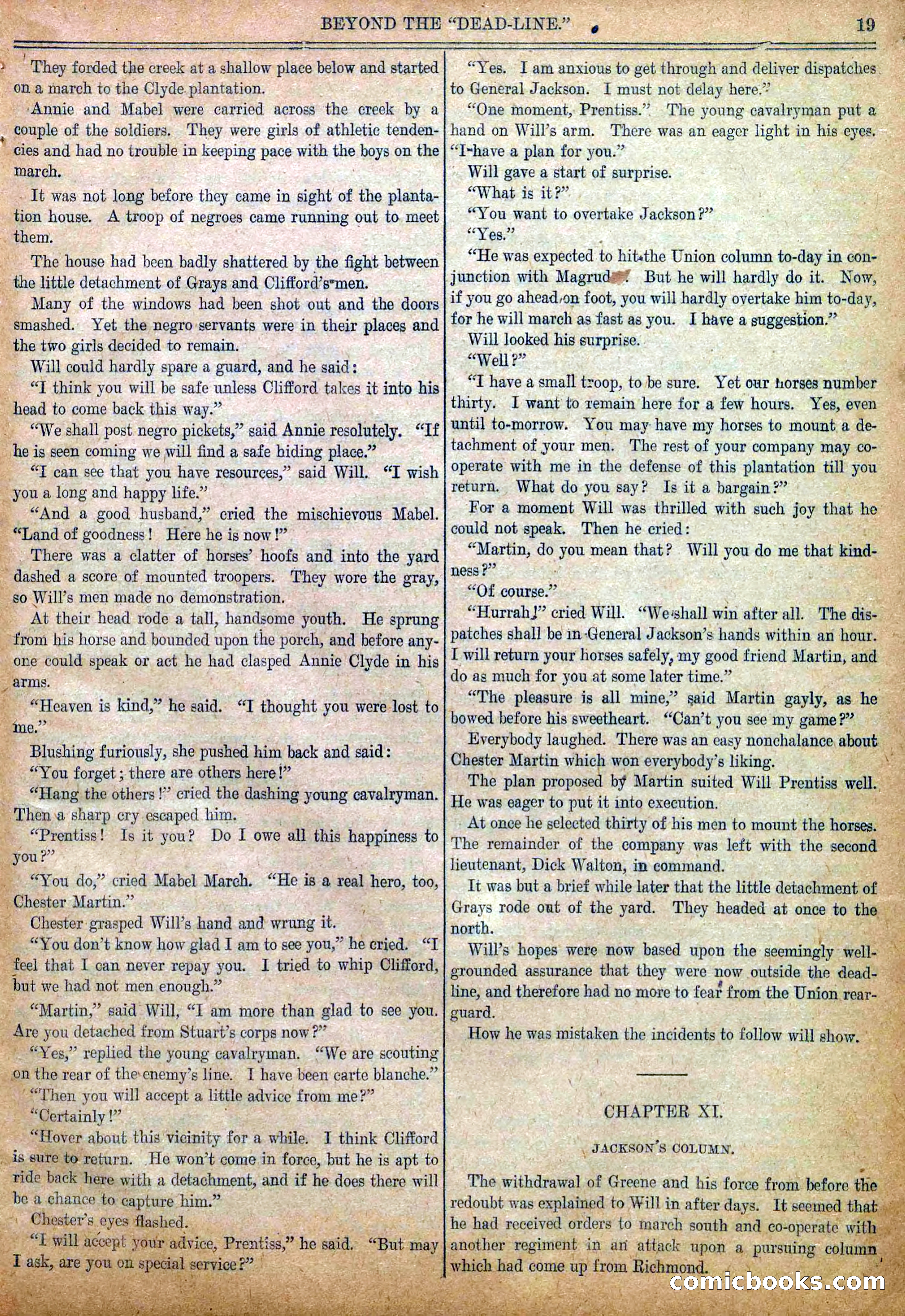 Blue and Gray Weekly, No. 20 — page 21 of 36