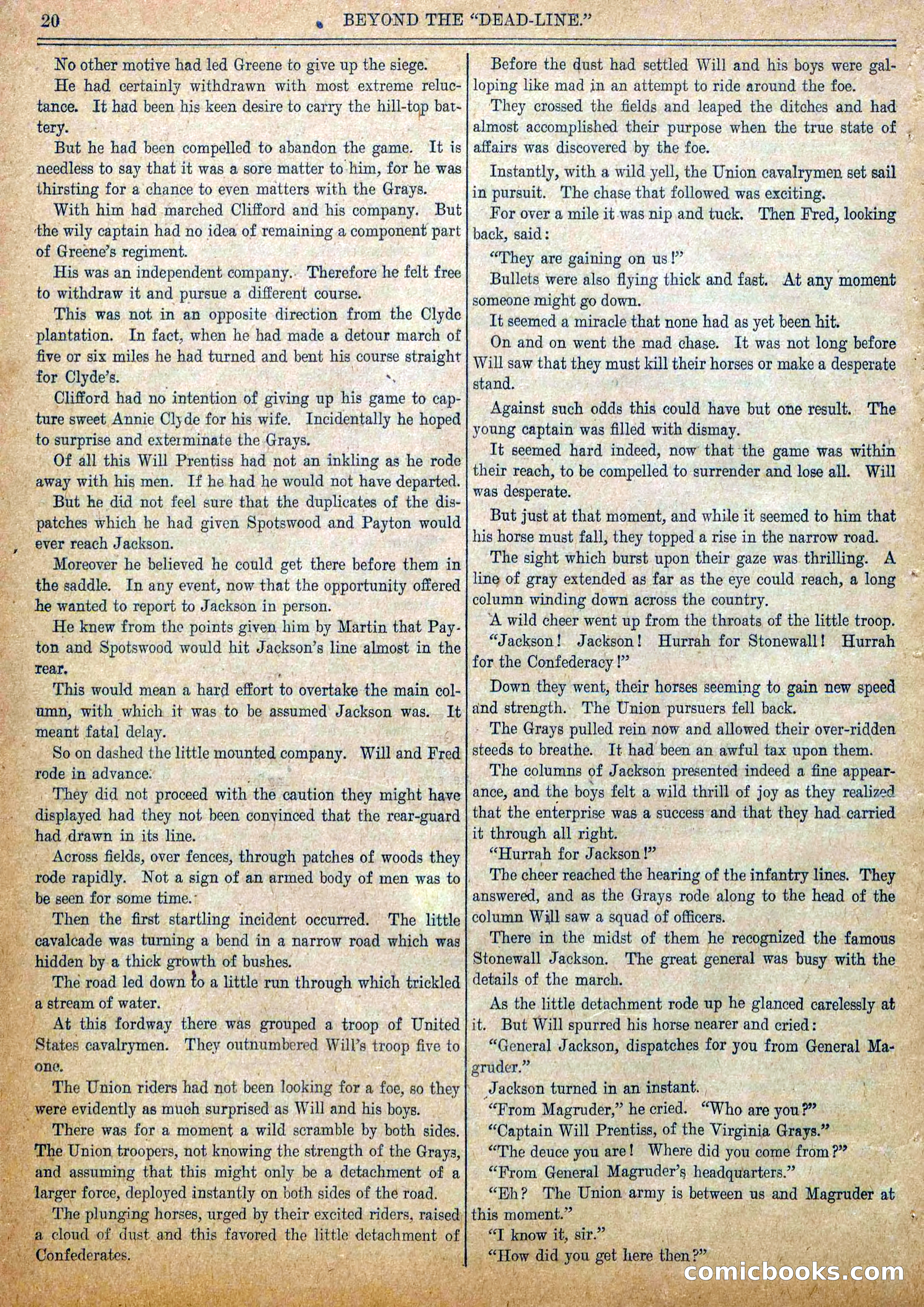 Blue and Gray Weekly, No. 20 — page 22 of 36