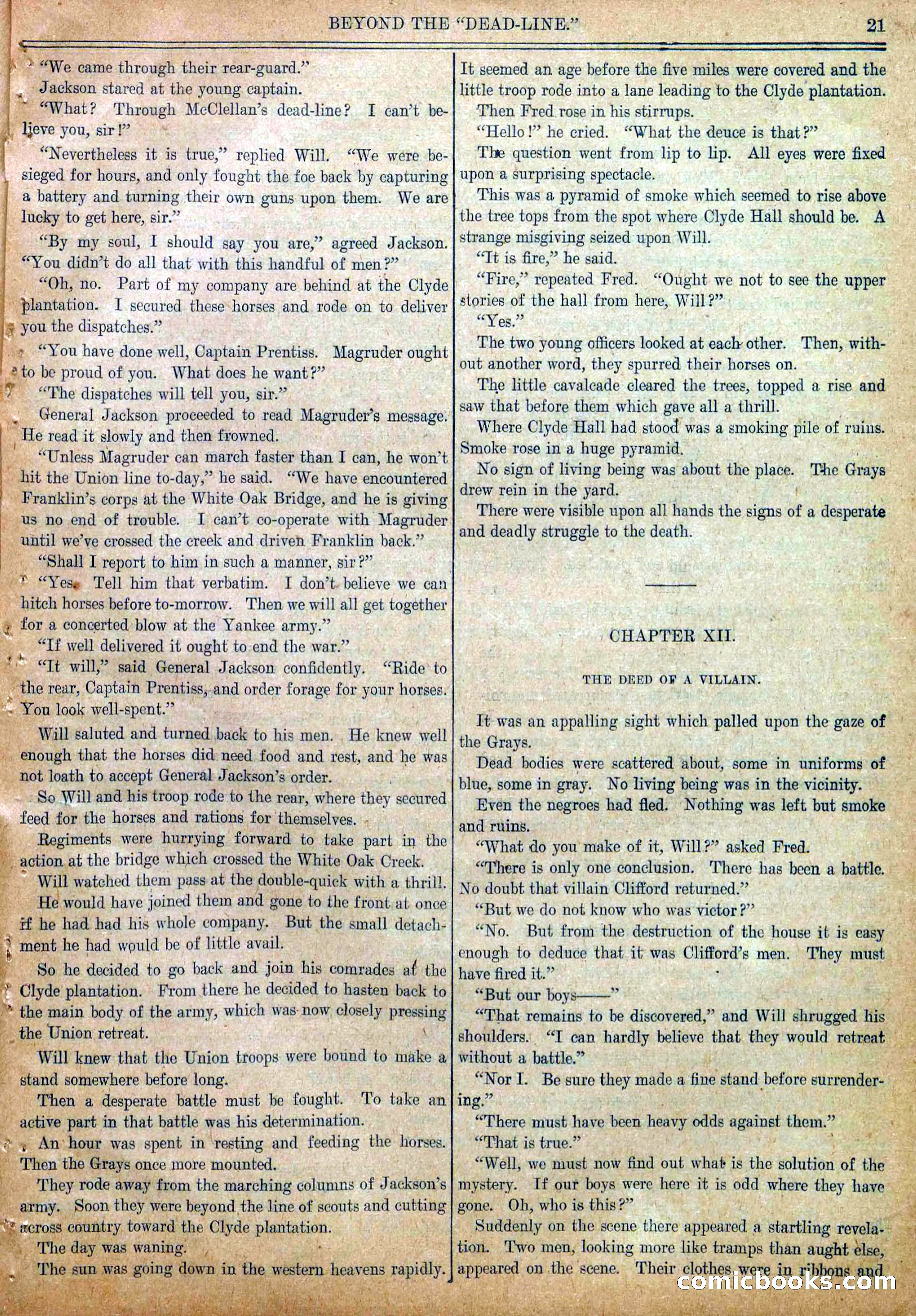 Blue and Gray Weekly, No. 20 — page 23 of 36